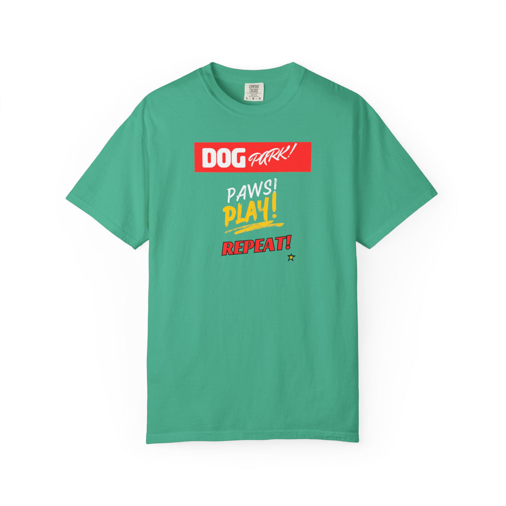 Dog Park Unisex Garment-Dyed T-shirt
