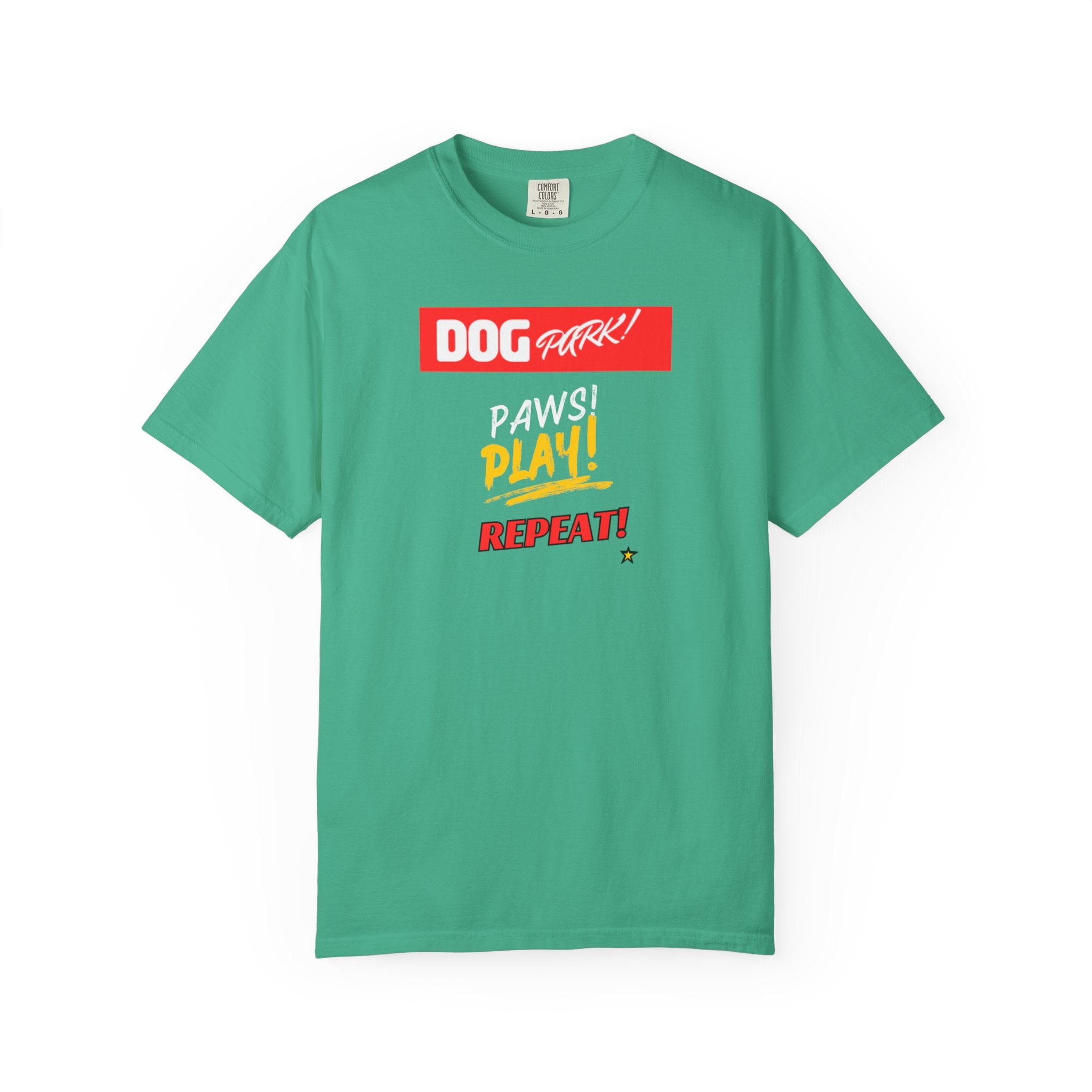 Dog Park Unisex Garment-Dyed T-shirt