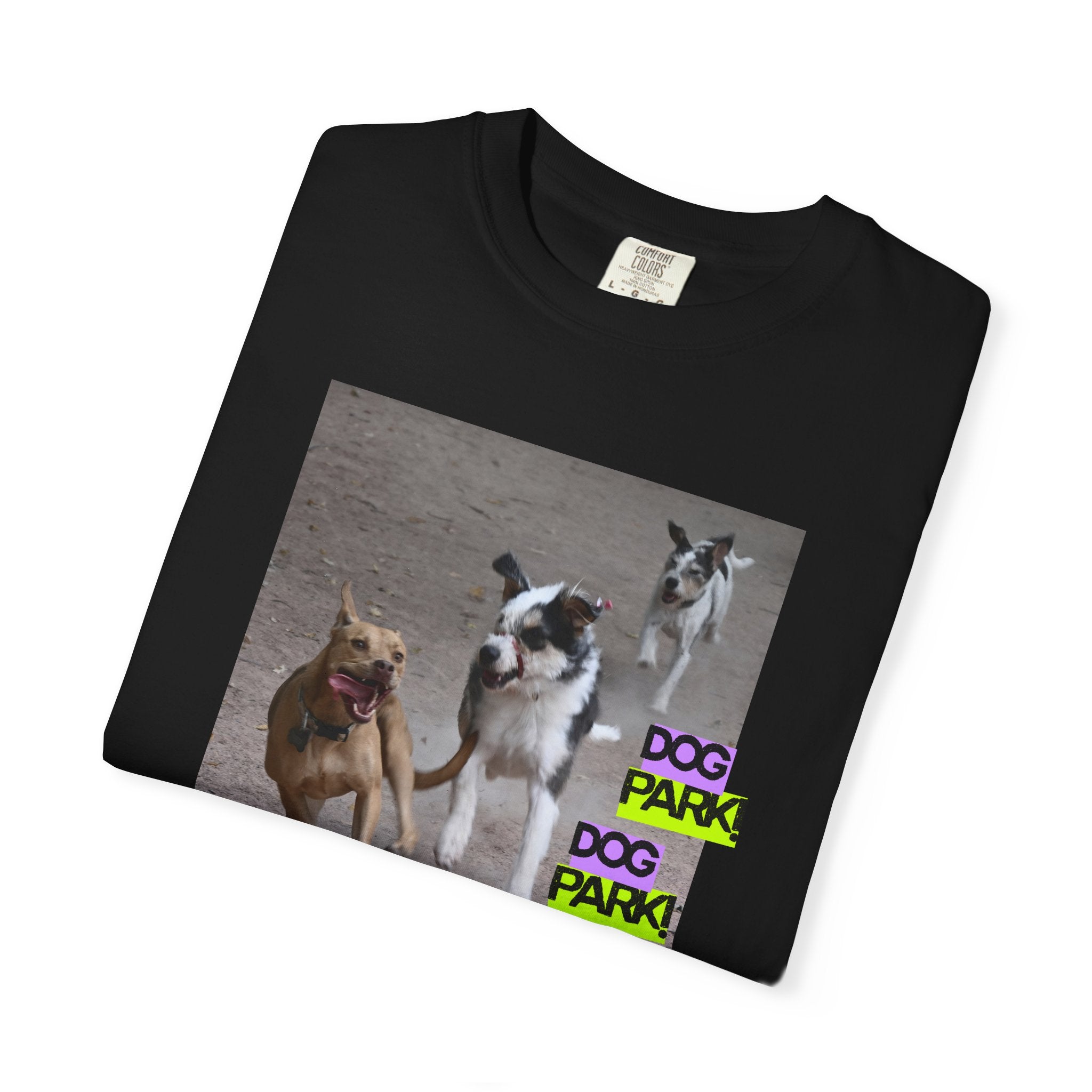 Dog Park Graphic Tee | Fun Pet Lover Shirt, Casual Dog Parent Apparel, Unique Gift for Dog Owners, Animal Lover Fashion