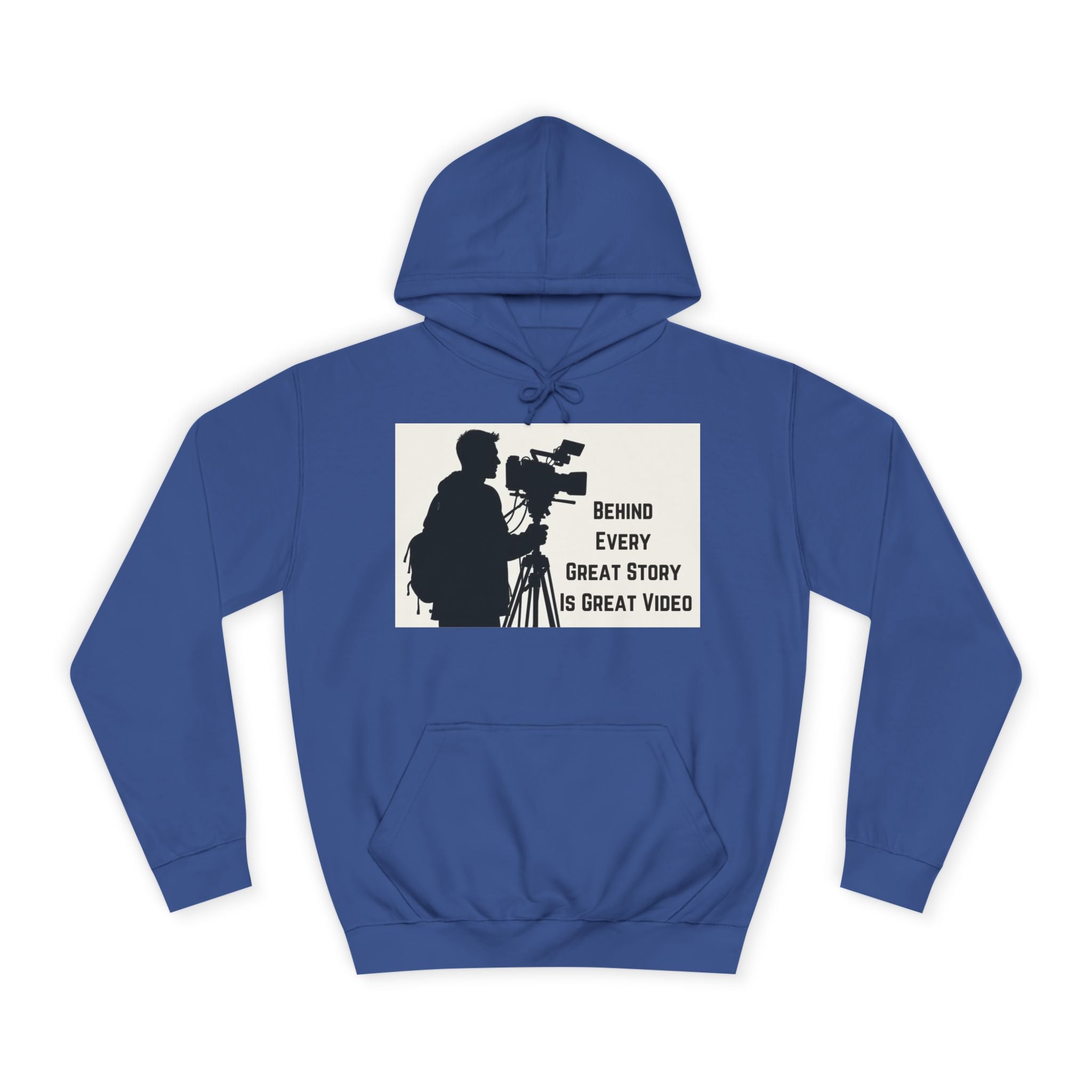 TV News Videographers: Unisex College Hoodie