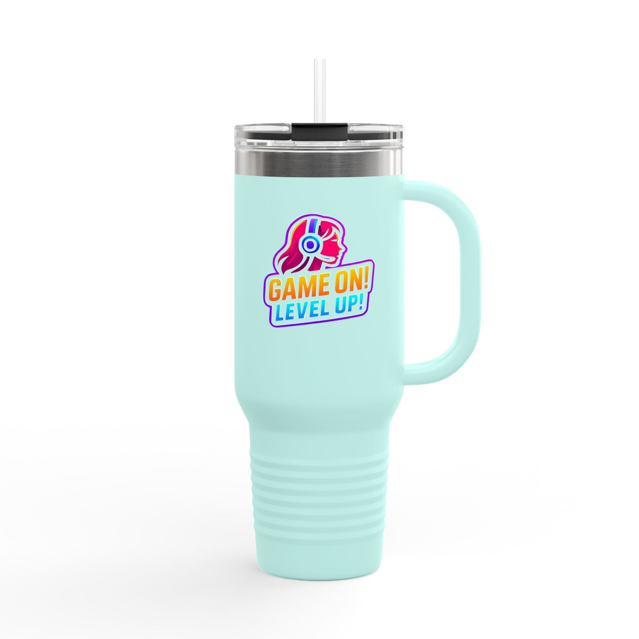 Game On! Level Up 40oz Insulated Travel Mug