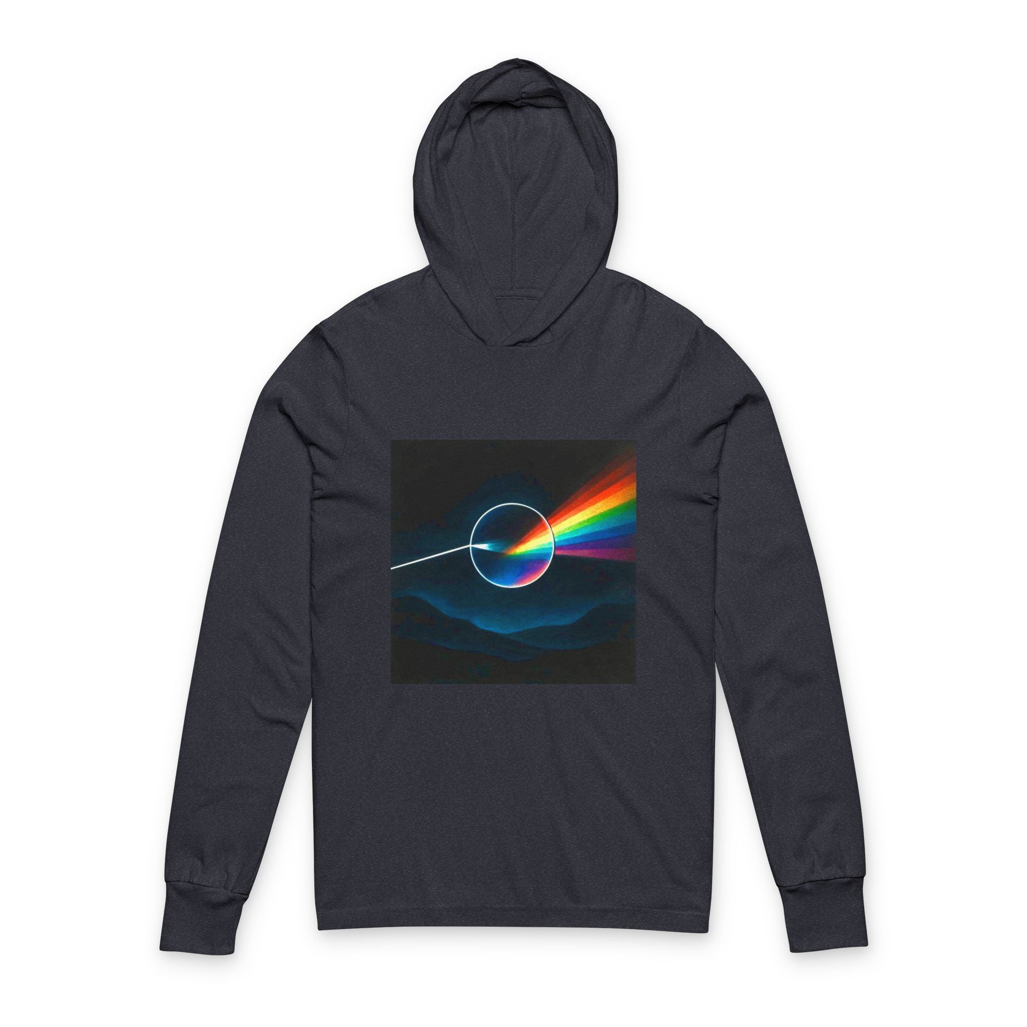 Prism Wave Hooded Long-Sleeve Tee