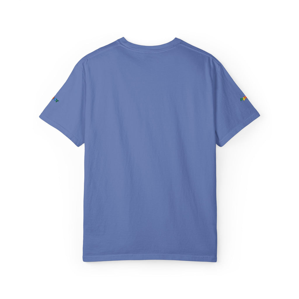 "Fancy" Colorful Logo T-Shirt — Small Chest & Sleeve Graphic