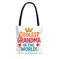 Tote — "Coolest Grandma in the World" Colorful Printed Tote Bag