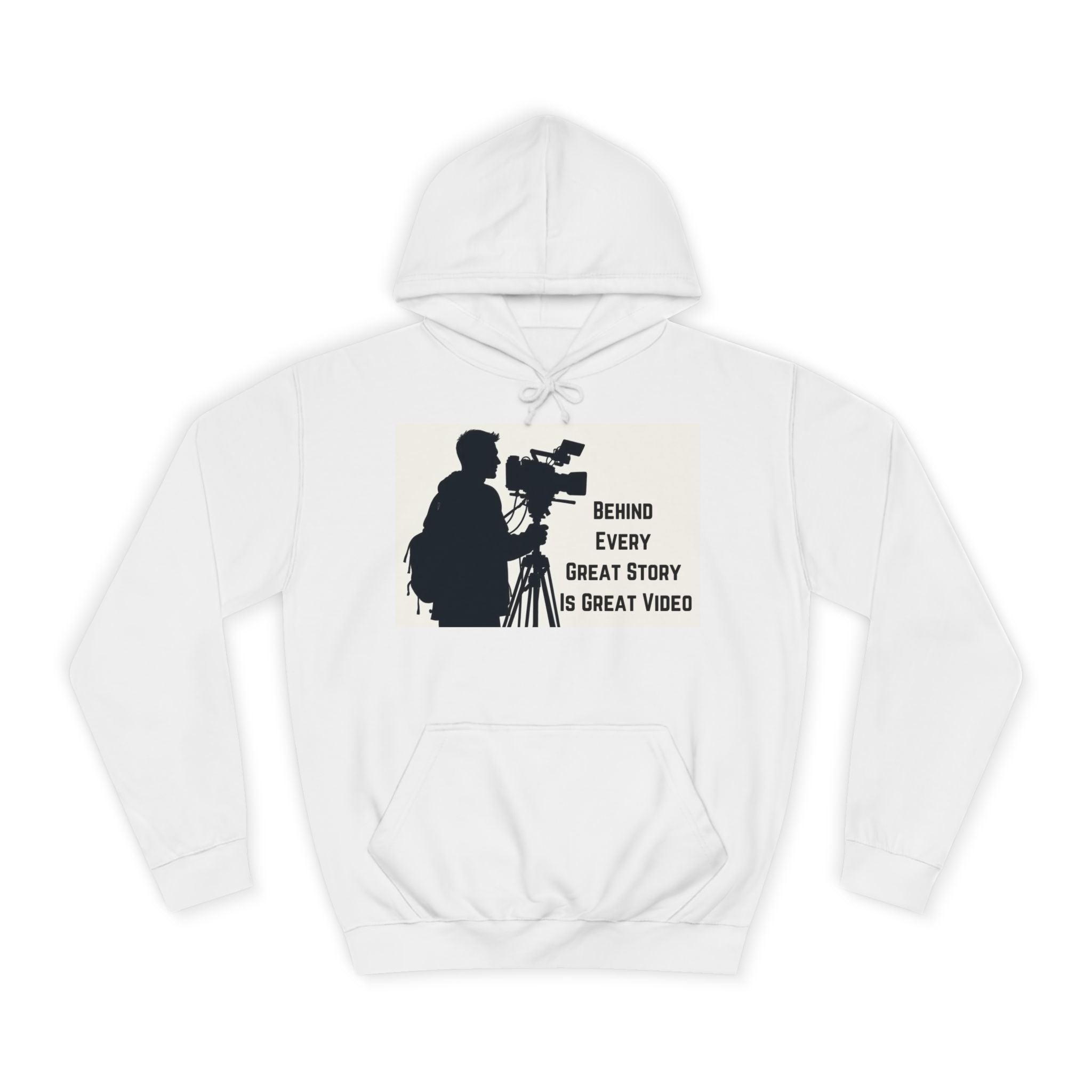 TV News Videographers: Unisex College Hoodie
