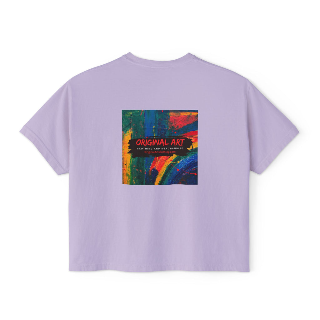 "Fierce Fearless Fabulous"Women's Boxy Tee — Minimal Script Graphic