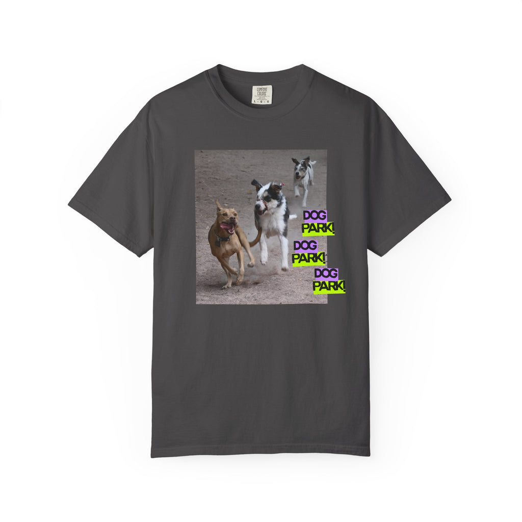 Dog Park Graphic Tee | Fun Pet Lover Shirt, Casual Dog Parent Apparel, Unique Gift for Dog Owners, Animal Lover Fashion