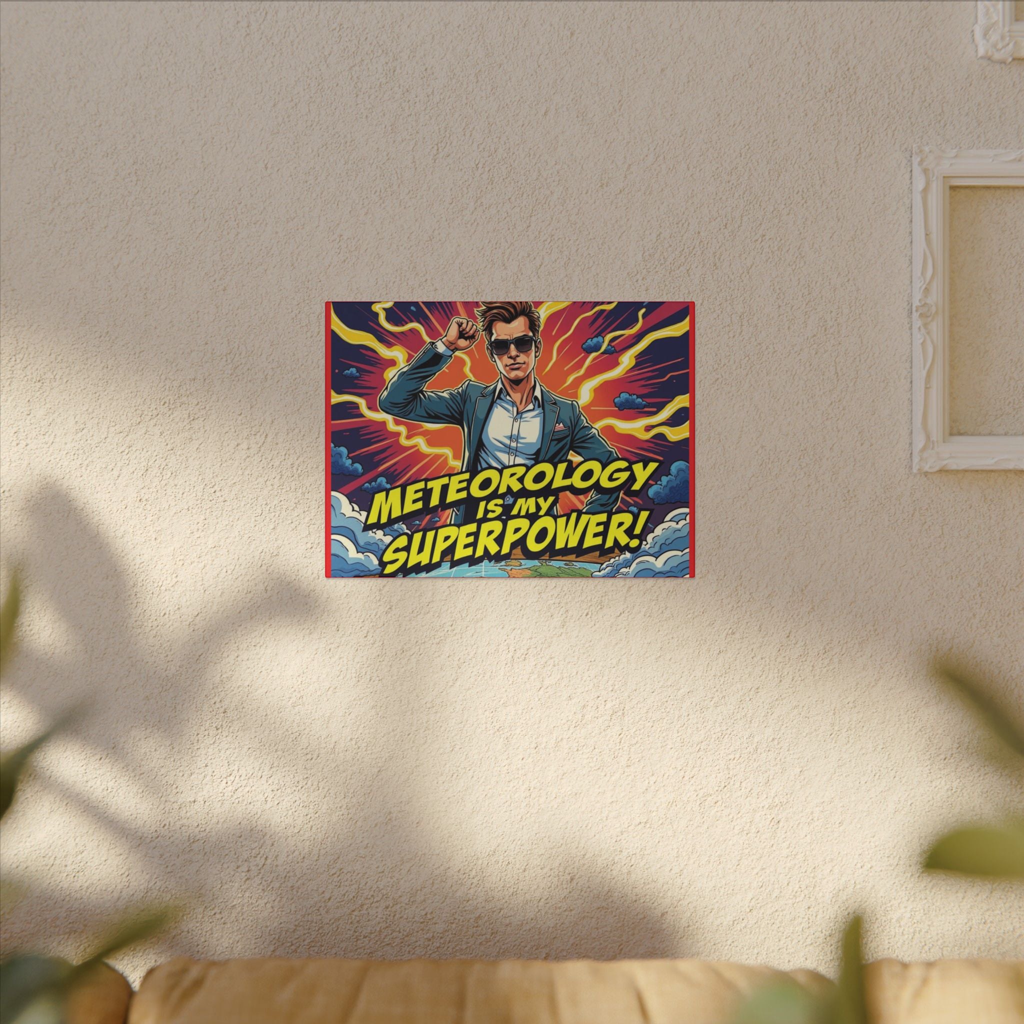 Meteorology Is My Superpower Canvas Wall Art