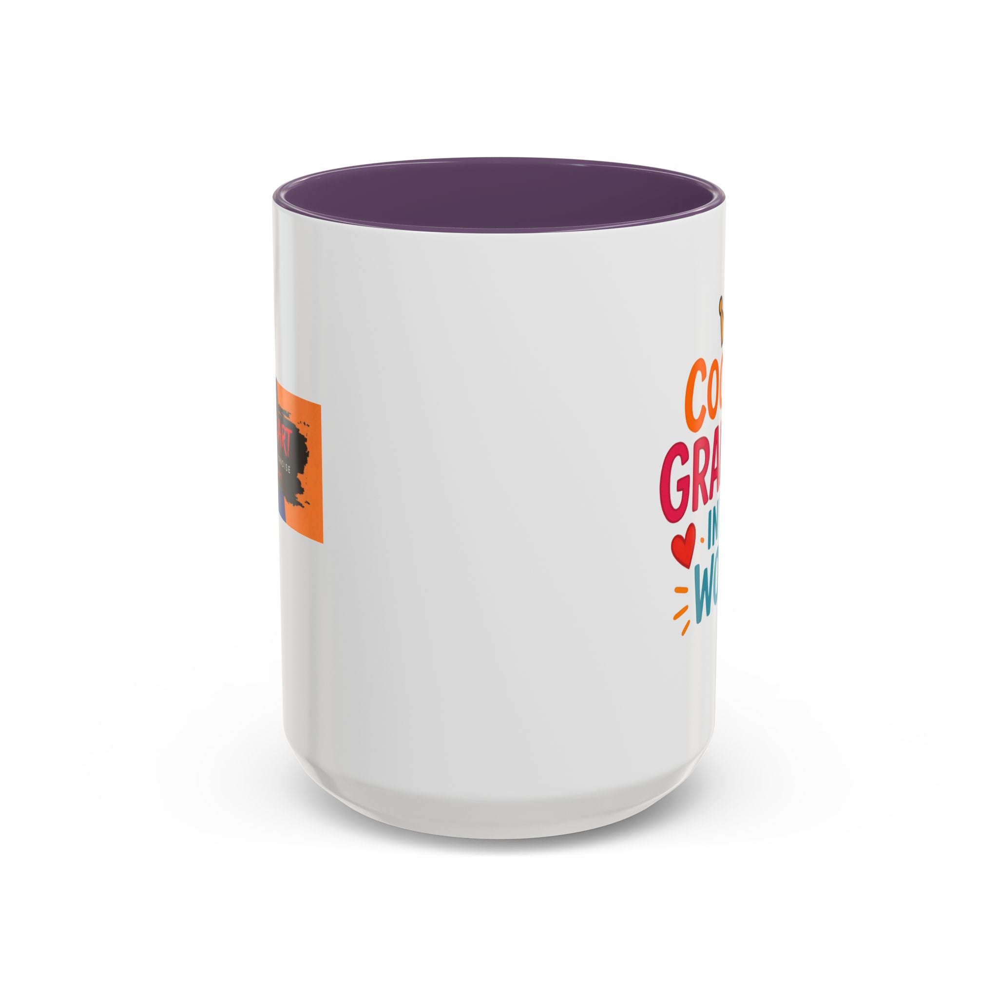 Coolest Grandma in the World Accent Coffee Mug — Fun Gift for Grandmother (11/15oz)