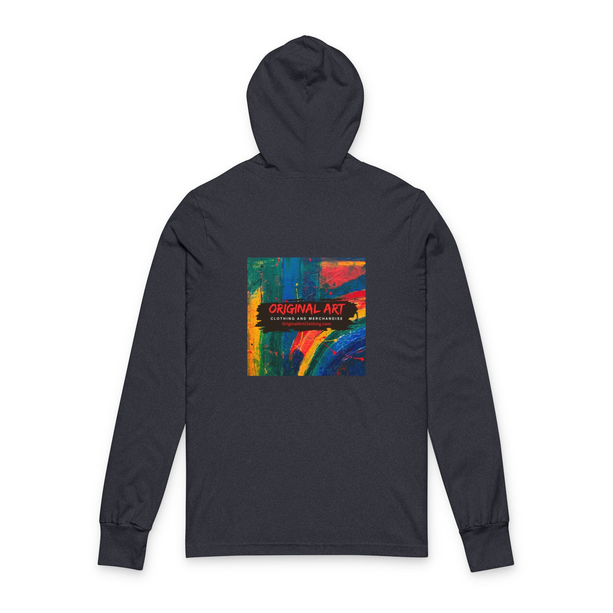 Prism Wave Hooded Long-Sleeve Tee