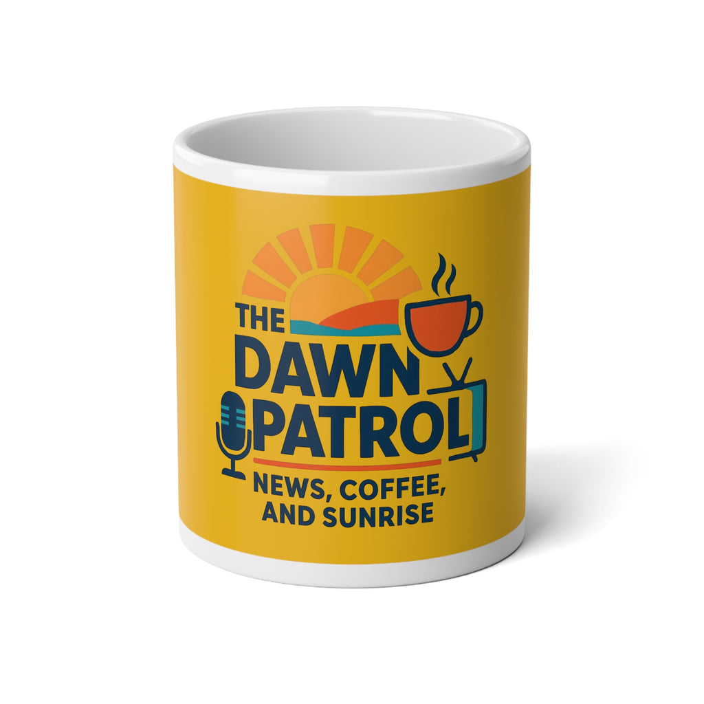 The Dawn Patrol: News, Coffee & Sunrise 20 ounce Coffee Mug