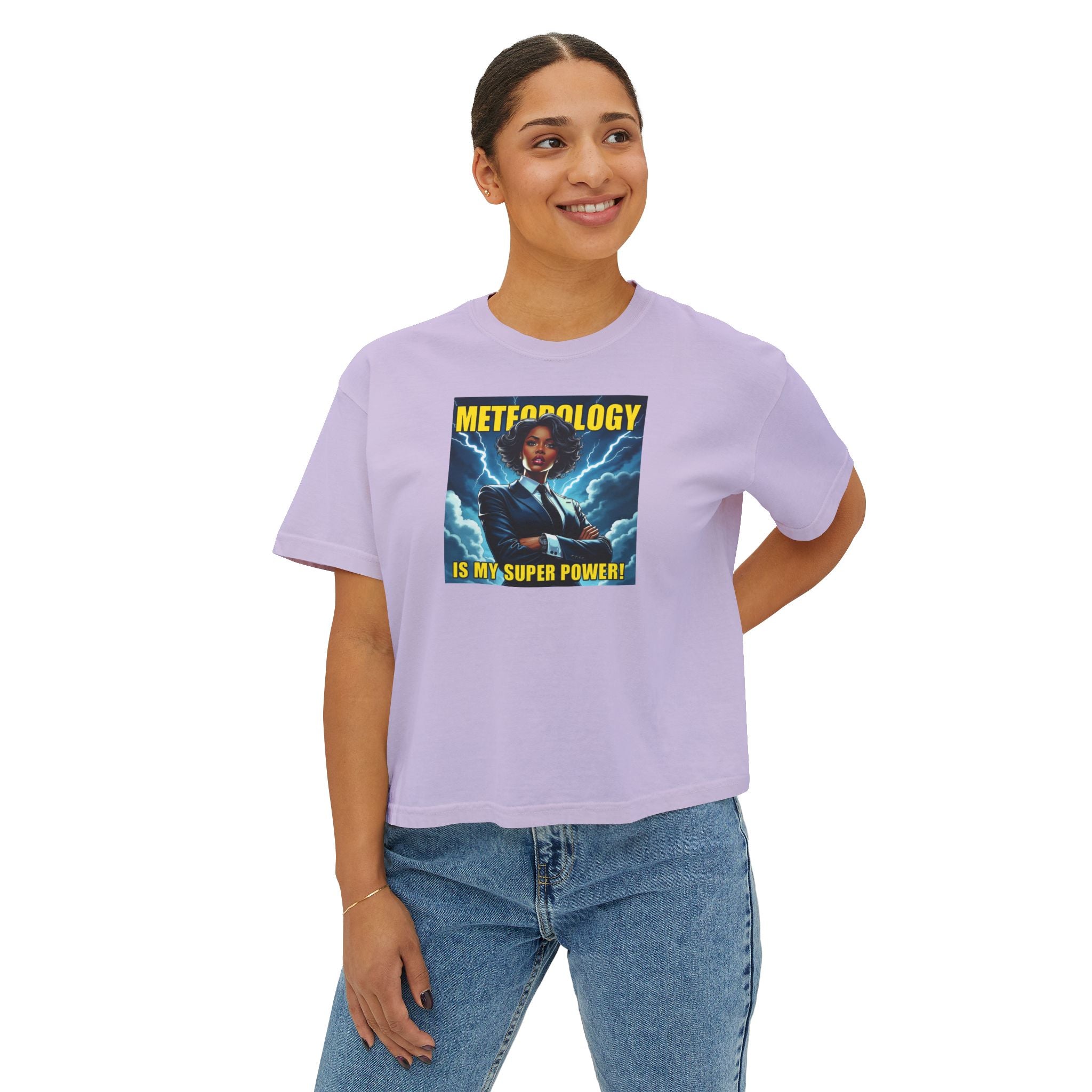 Meteorology Is My Super Power Women's Boxy Tee