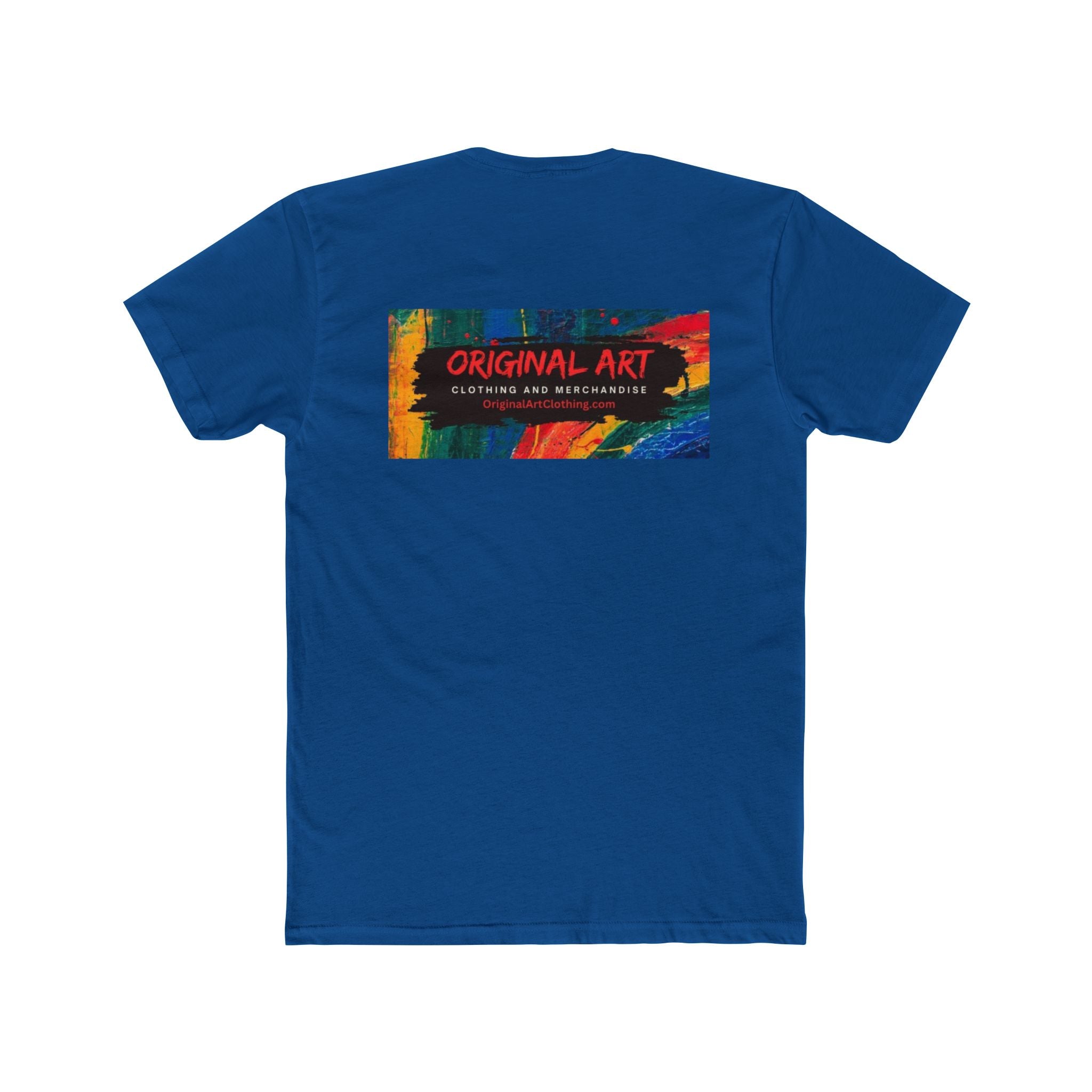 Happy Hour Crew Tee — "Happy Hour" Text Front & Original Art Back Cotton T‑Shirt