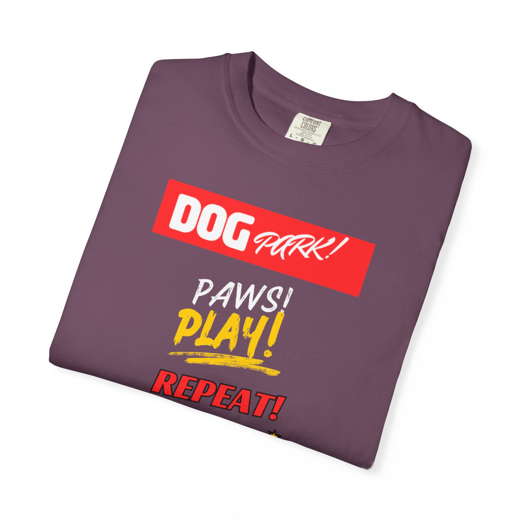 Dog Park Unisex Garment-Dyed T-shirt