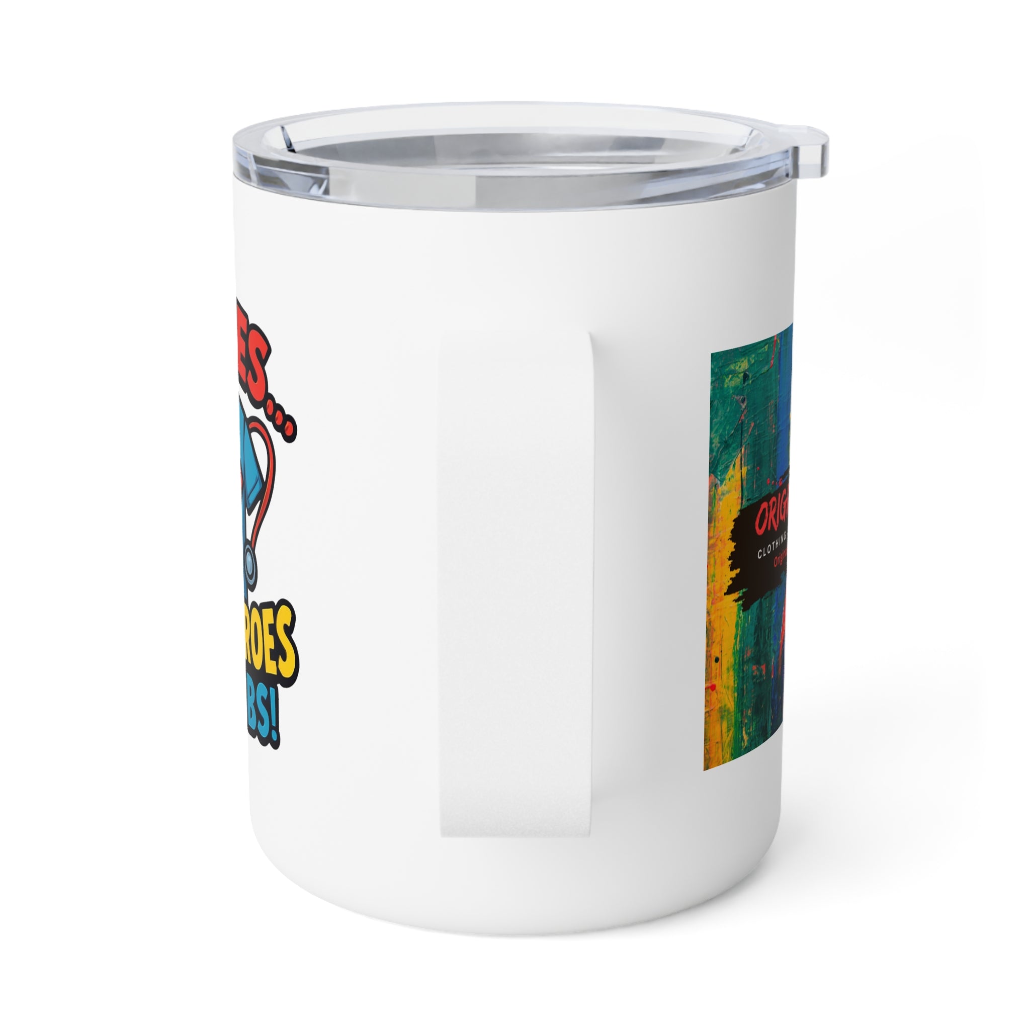 Nurse Insulated 10oz Coffee Mug —  Super Heroes in Scribs
