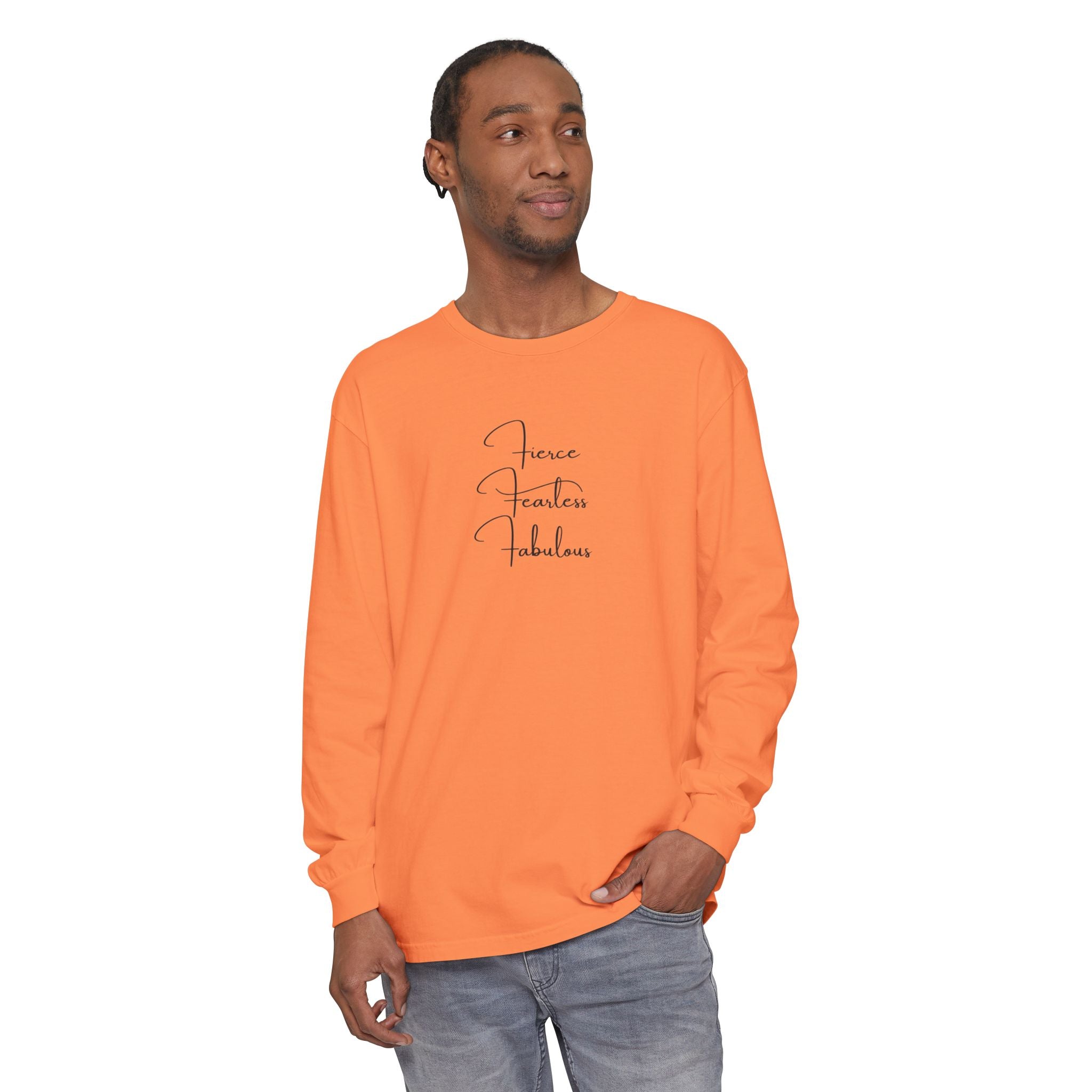 'Fierce Fearless Fabulous' Long Sleeve Tee