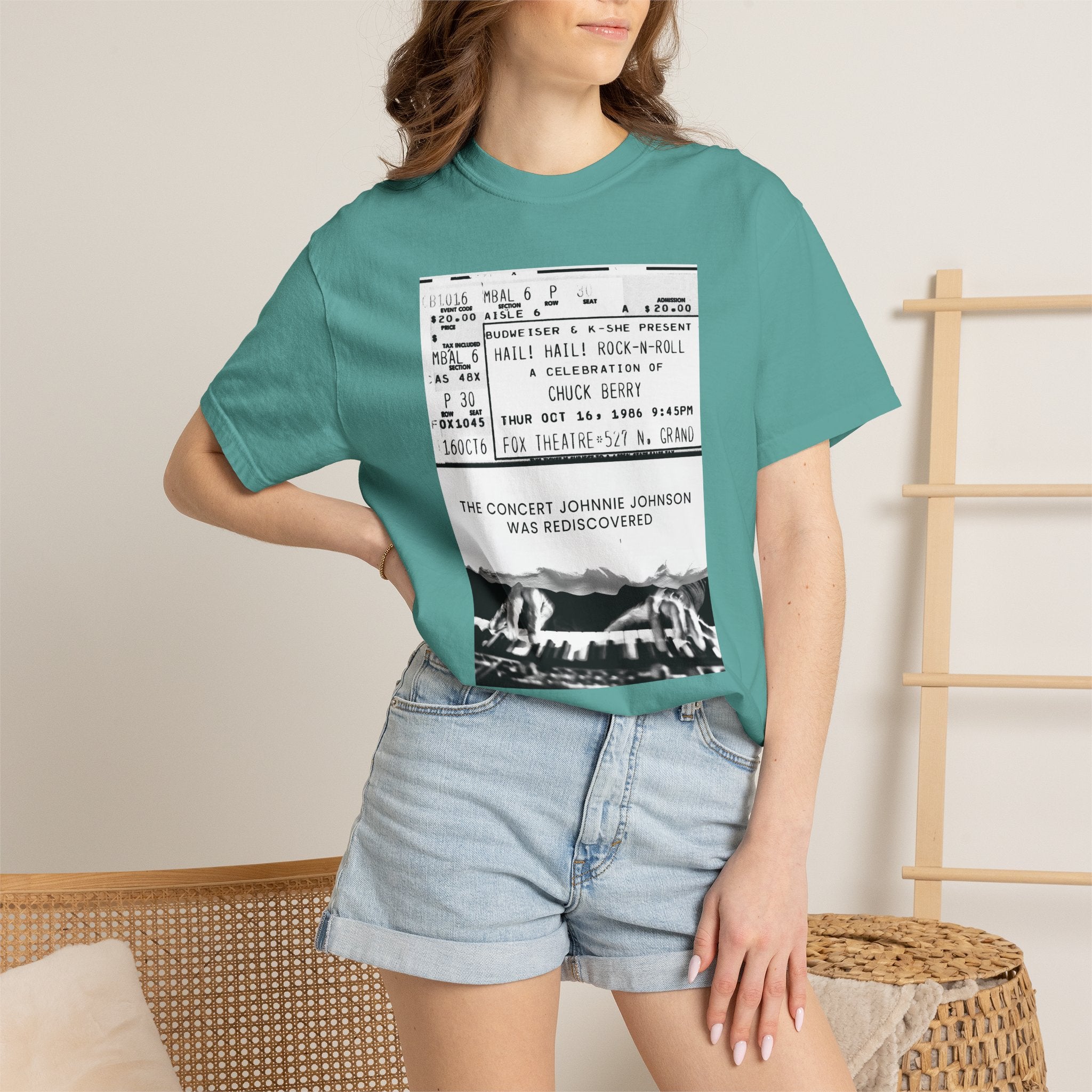 "The Concert Johnnie Johnson Was Rediscovered" Graphic T-Shirt