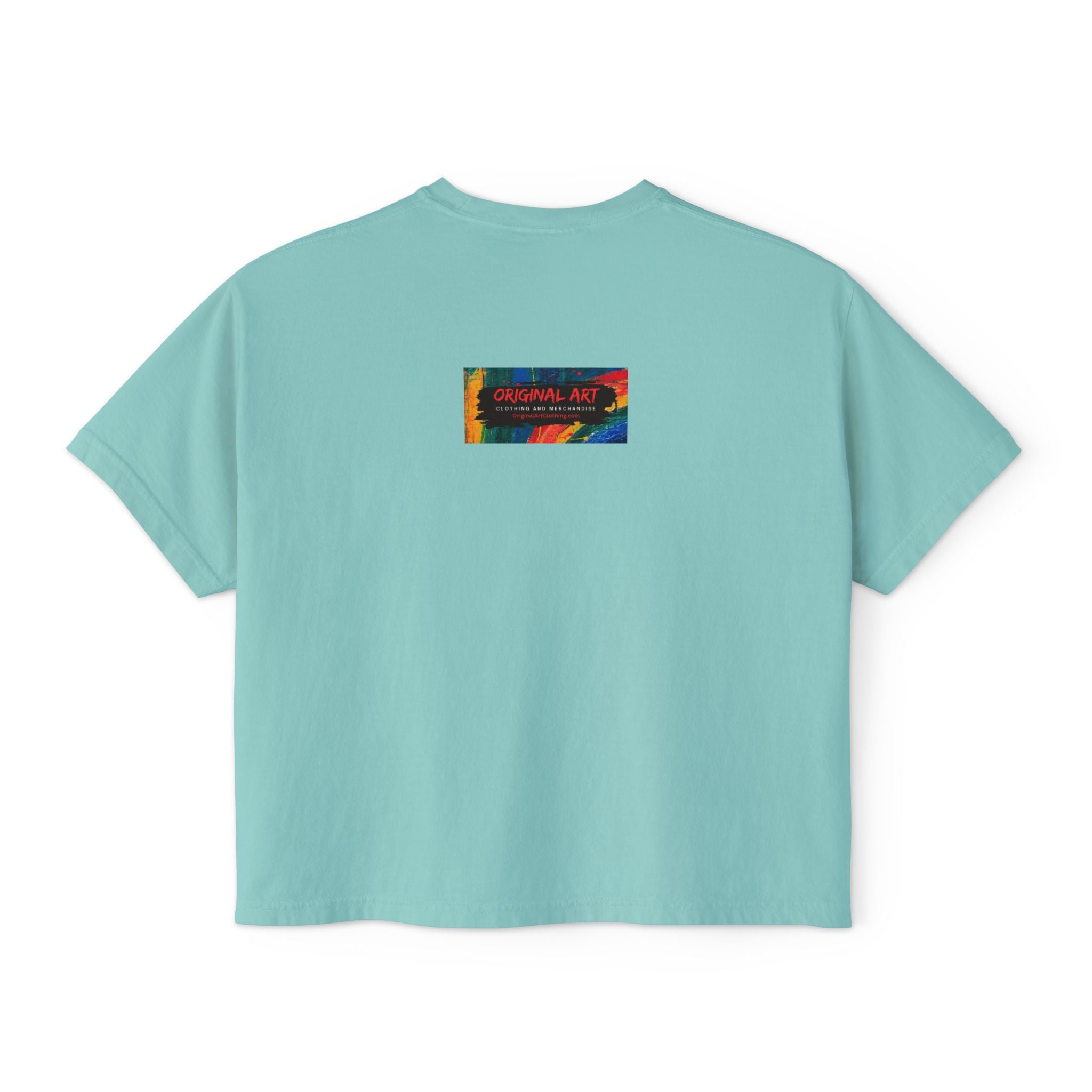 Coolest Grandma in the World Boxy Tee — Cute Women's Cropped Grandmother Shirt