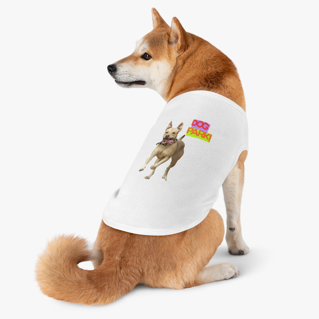 Dog Park Pet Tank Top for Playful Pups, Cute Dog Apparel, Summer Dog Fashion, Pet Birthday Gift, Outdoor Adventure Gear