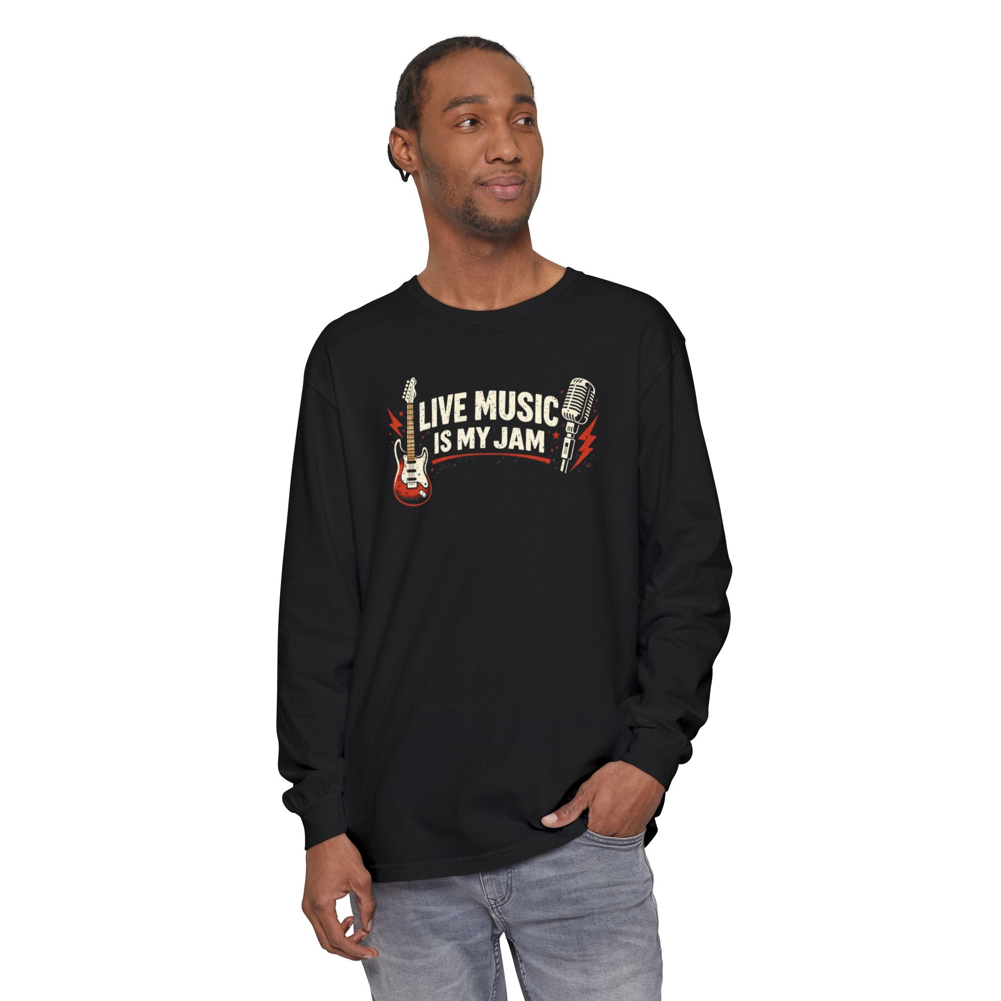 Live Music Is My Jam Long Sleeve Tee