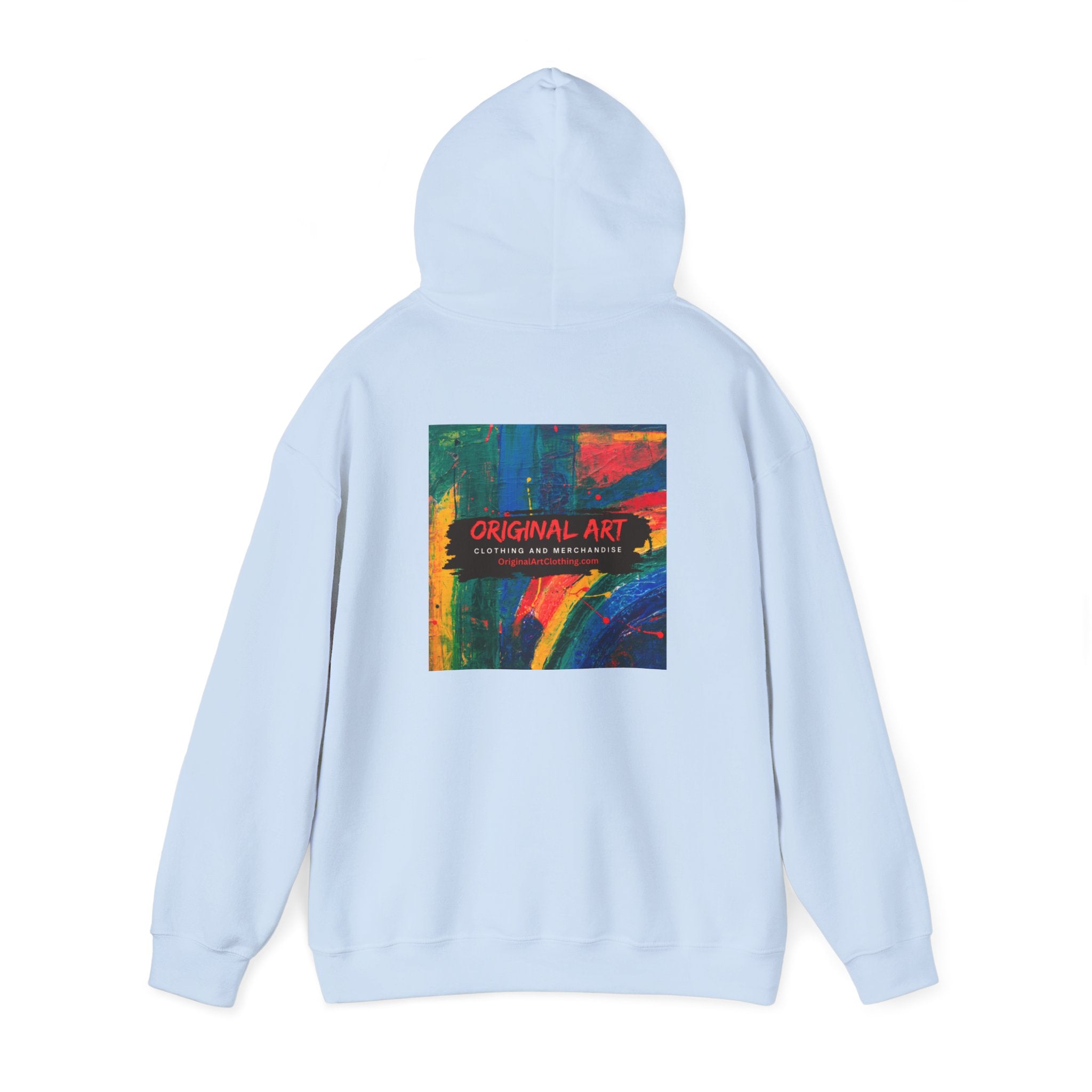 "Producing is My Super Power!" Retro Arcade Girl Graphic Hoodie — "Original Art" Back Print