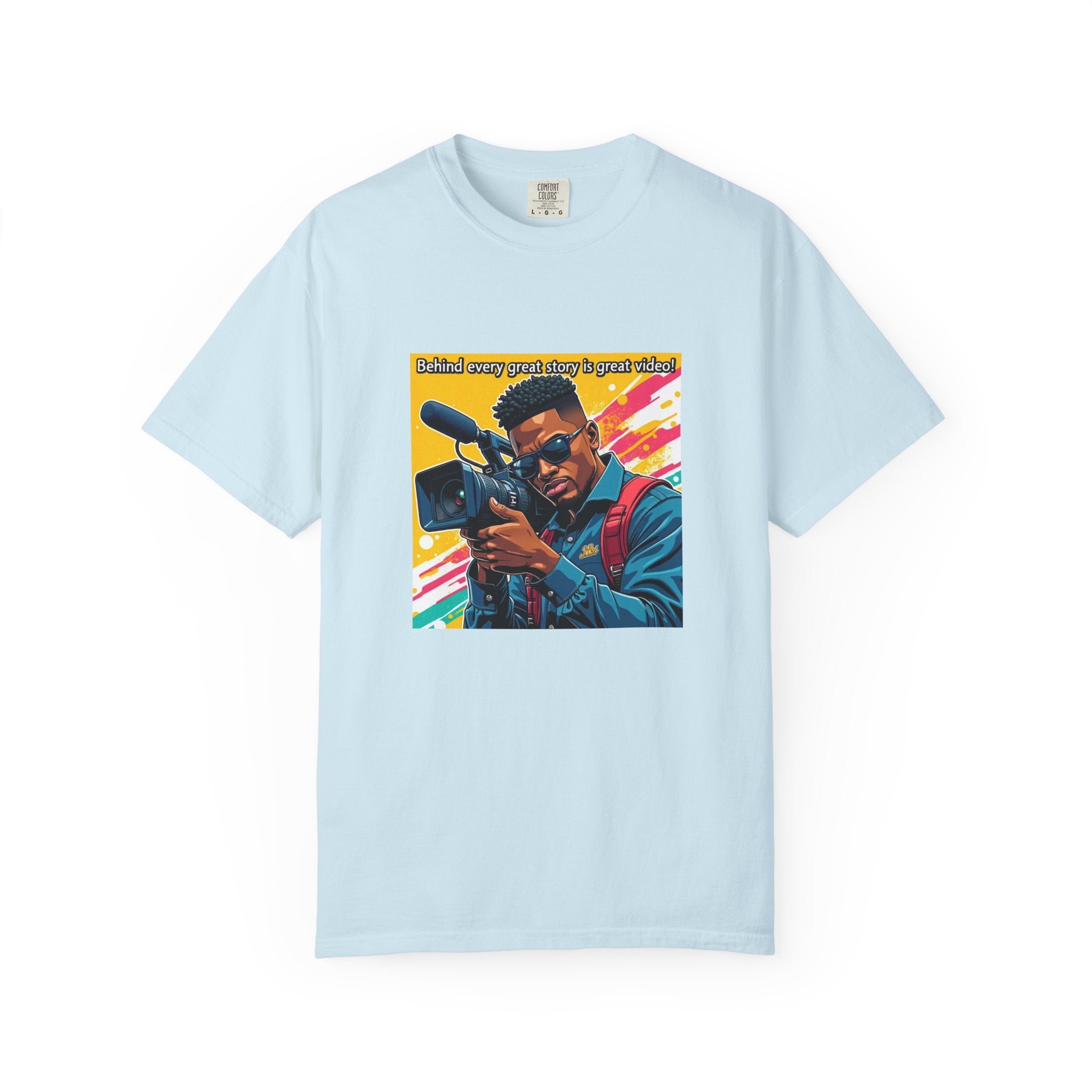 "Behind Every Great Story is Great Video" Graphic T-Shirt