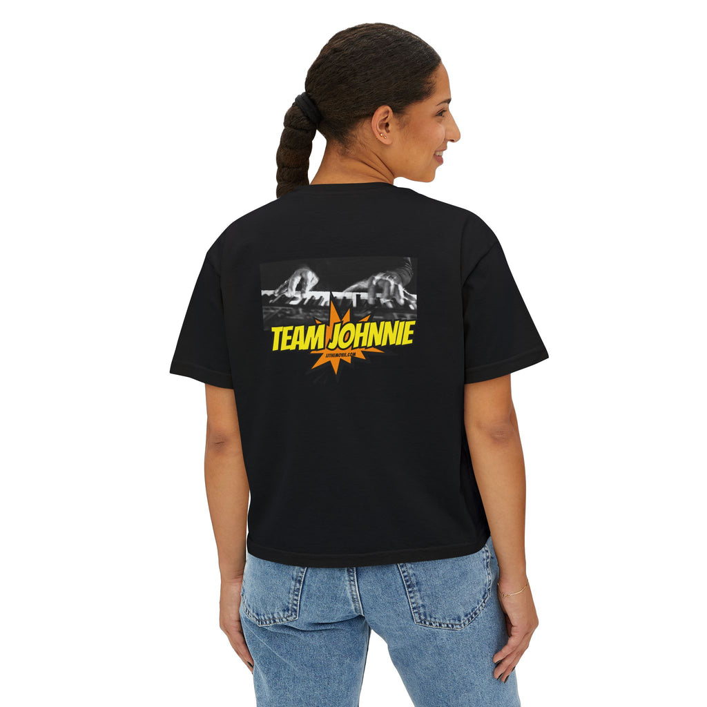 'The Concert: Johnnie Johnson' Ticket Design Graphic Boxy Tee