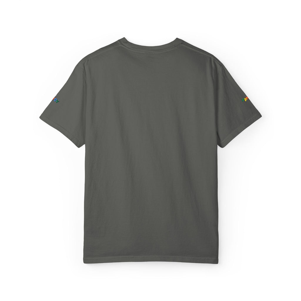 "Fancy" Colorful Logo T-Shirt — Small Chest & Sleeve Graphic