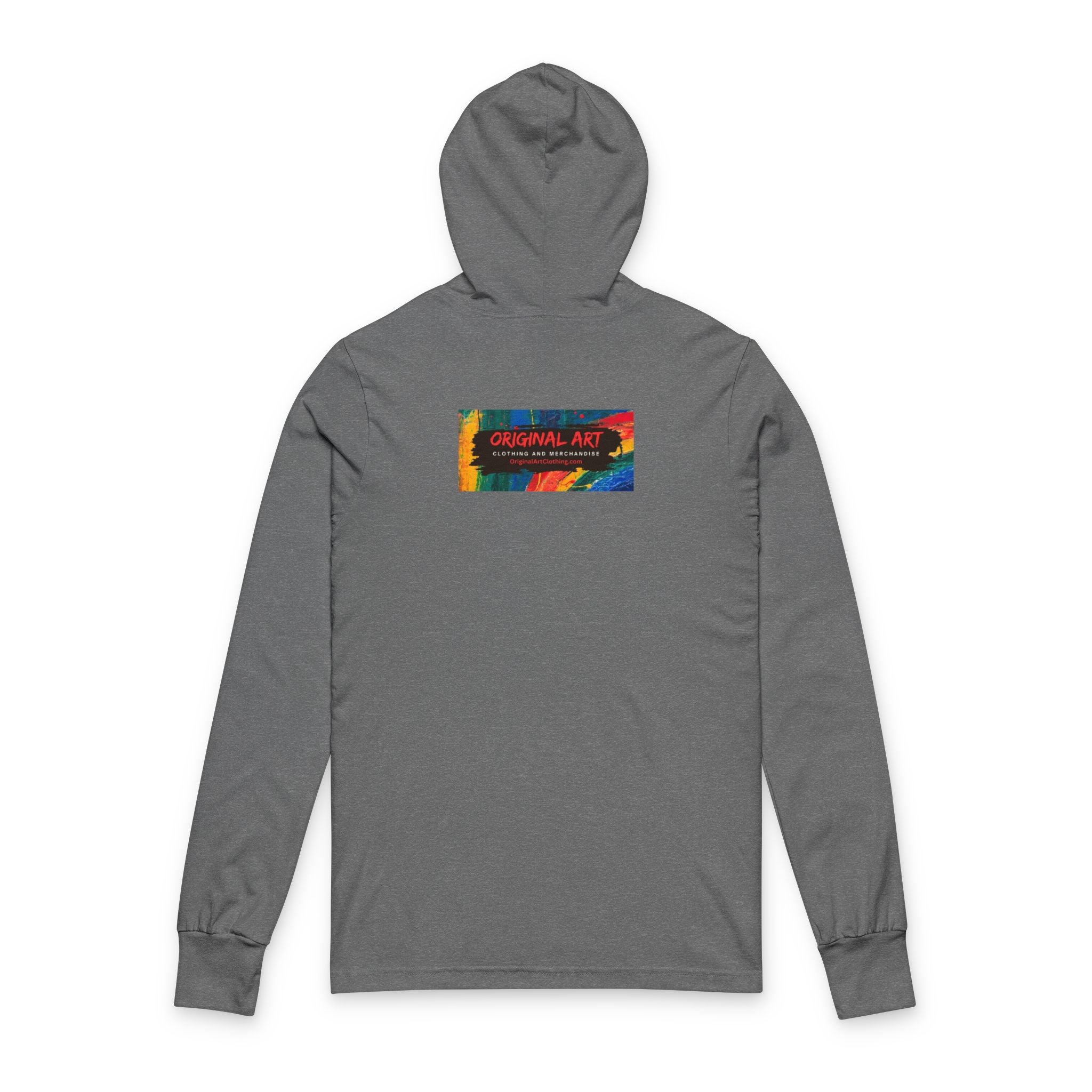 The Bald Life Hooded Long Sleeve Tee — Graphic Hooded Tee for Bold Statement Style