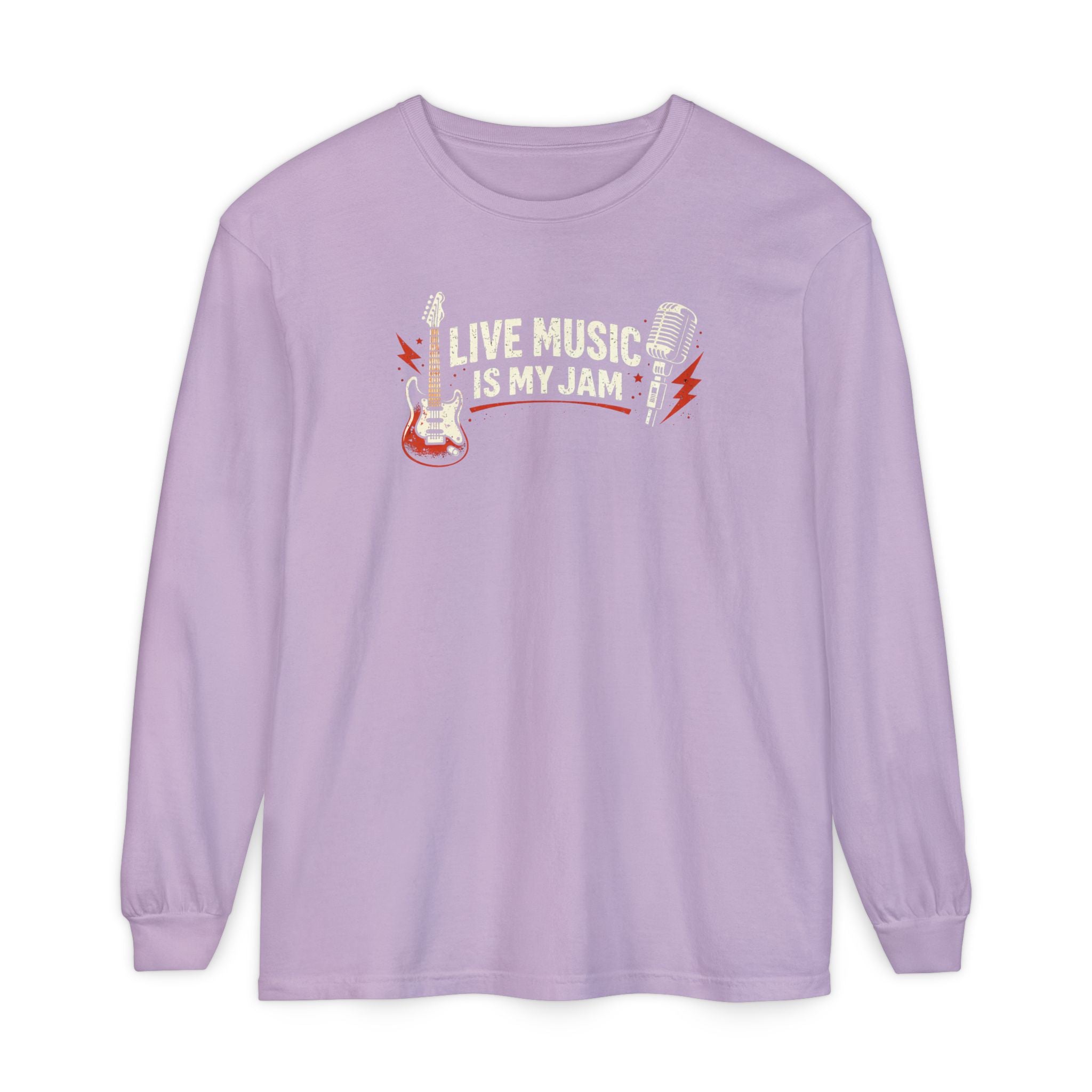 Live Music Is My Jam Long Sleeve Tee