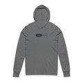 Game Changer Hooded Long Sleeve Tee — 'Original Art' Abstract Back Graphic