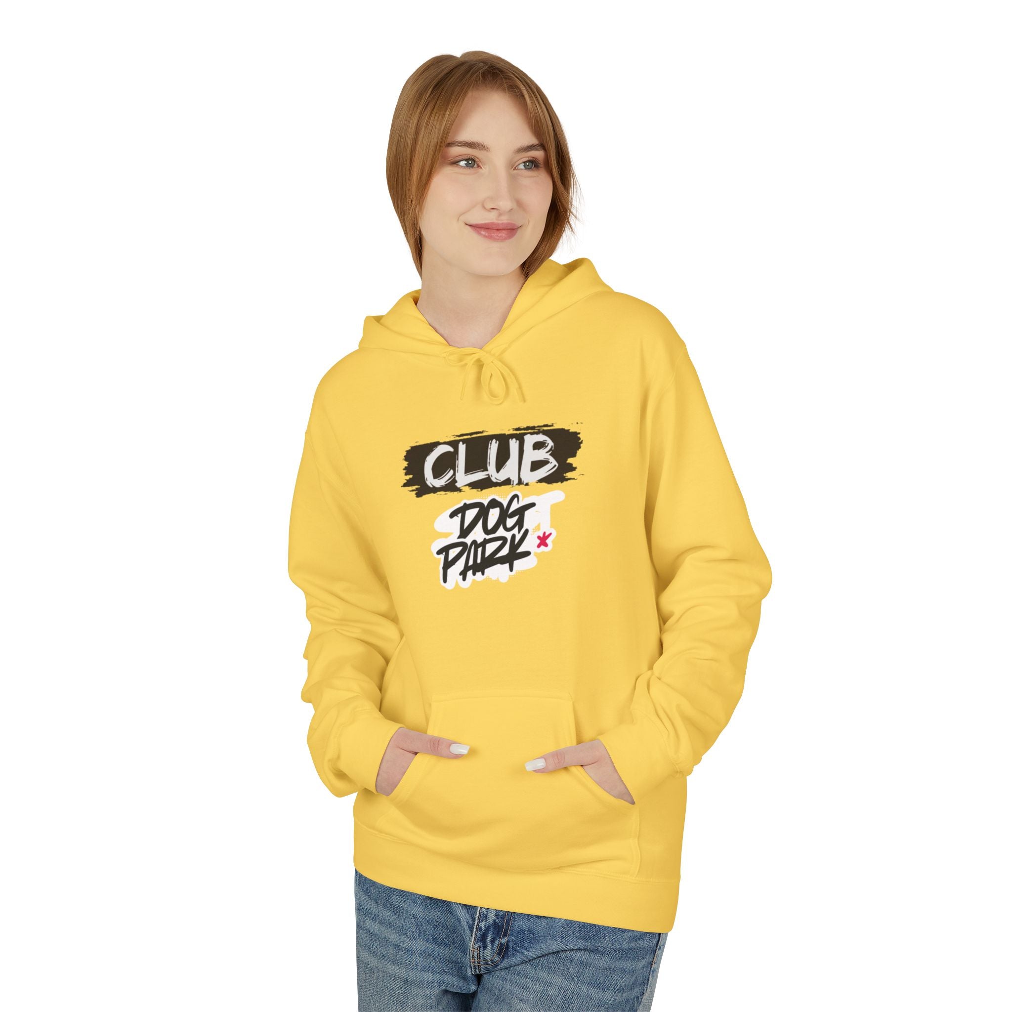 Club Dog Park Unisex Midweight Softstyle Fleece Hoodie