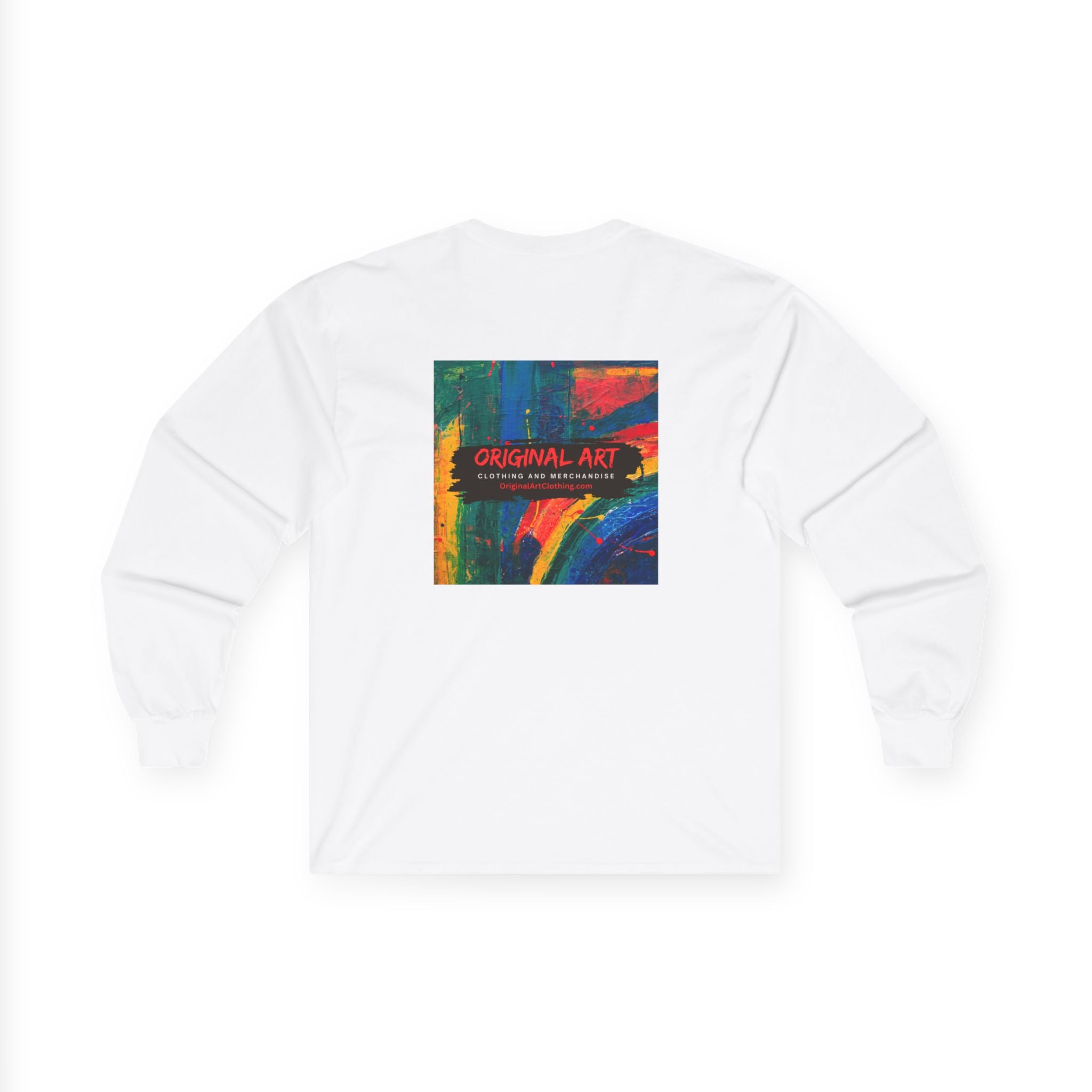 Long Sleeve Tee — "Deep Thought: I’m Sorry I Called You a Pompous Jerk" Minimal Square Graphic