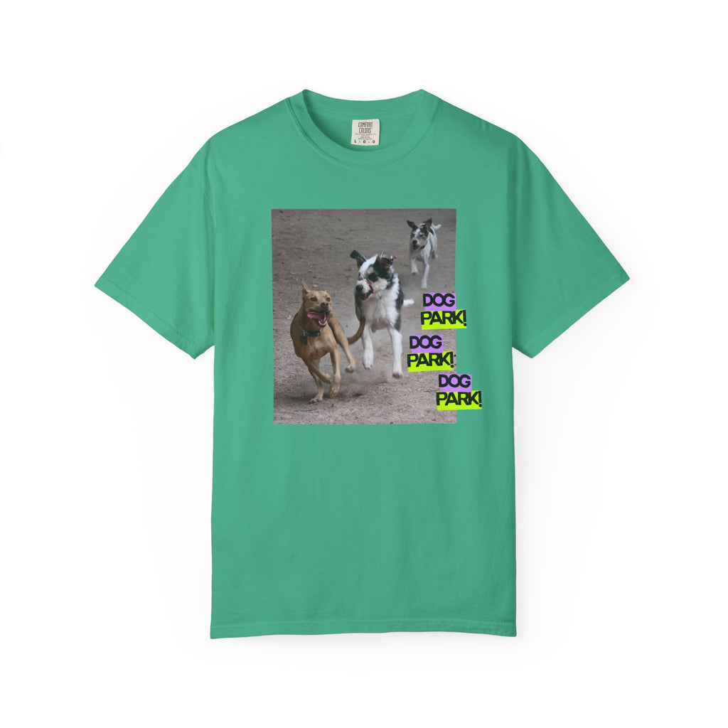 Dog Park Graphic Tee | Fun Pet Lover Shirt, Casual Dog Parent Apparel, Unique Gift for Dog Owners, Animal Lover Fashion