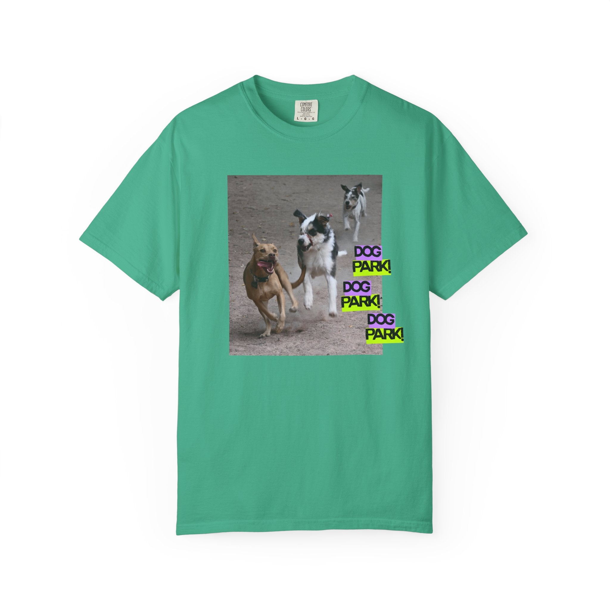 Dog Park Graphic Tee | Fun Pet Lover Shirt, Casual Dog Parent Apparel, Unique Gift for Dog Owners, Animal Lover Fashion