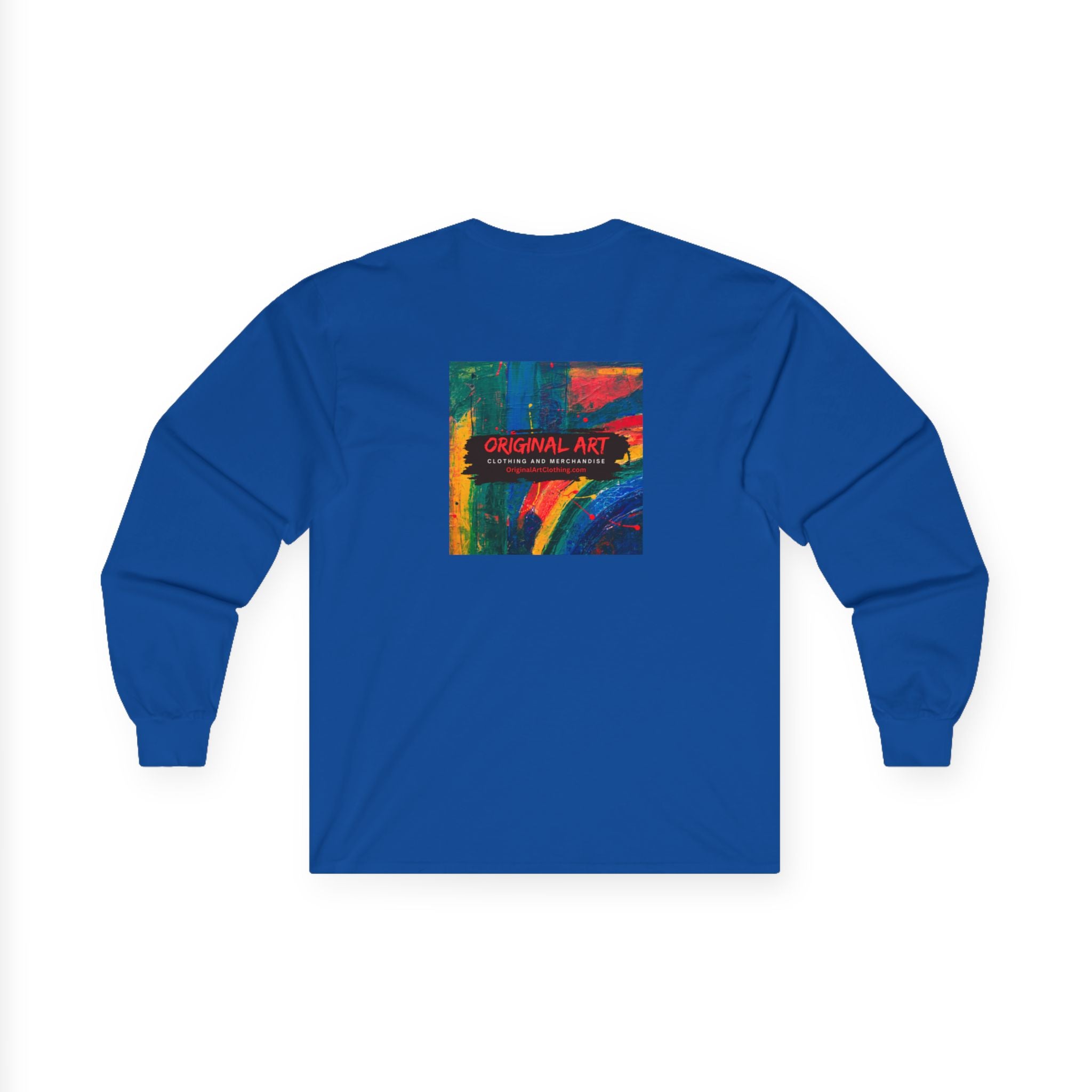 “Game On!” Graphic Gamer Logo Long Sleeve Tee —