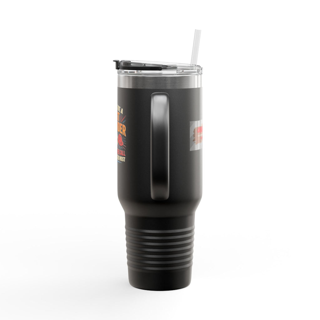 40oz Insulated Travel Mug - First Responder Appreciation Design (Answering the Call)