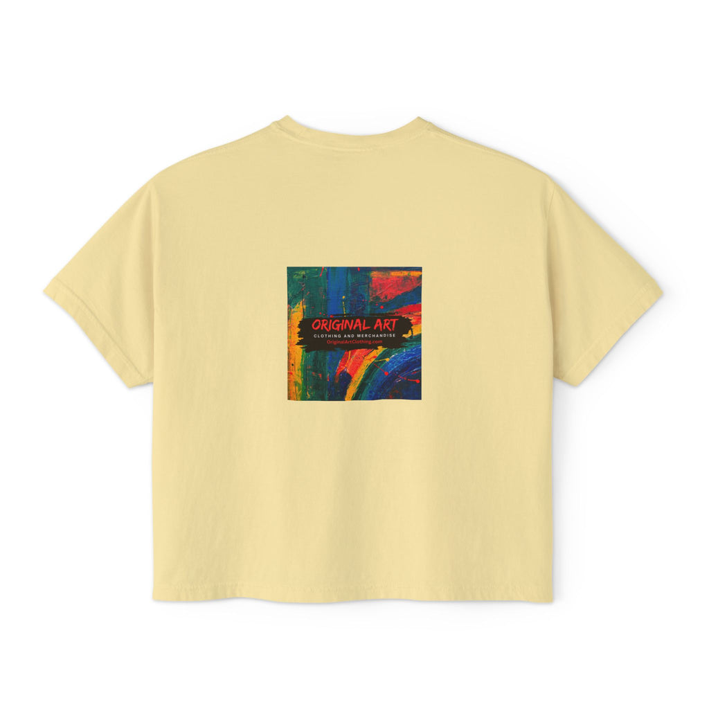 Game On! Level Up Women's Boxy Gaming Graphic Shirt