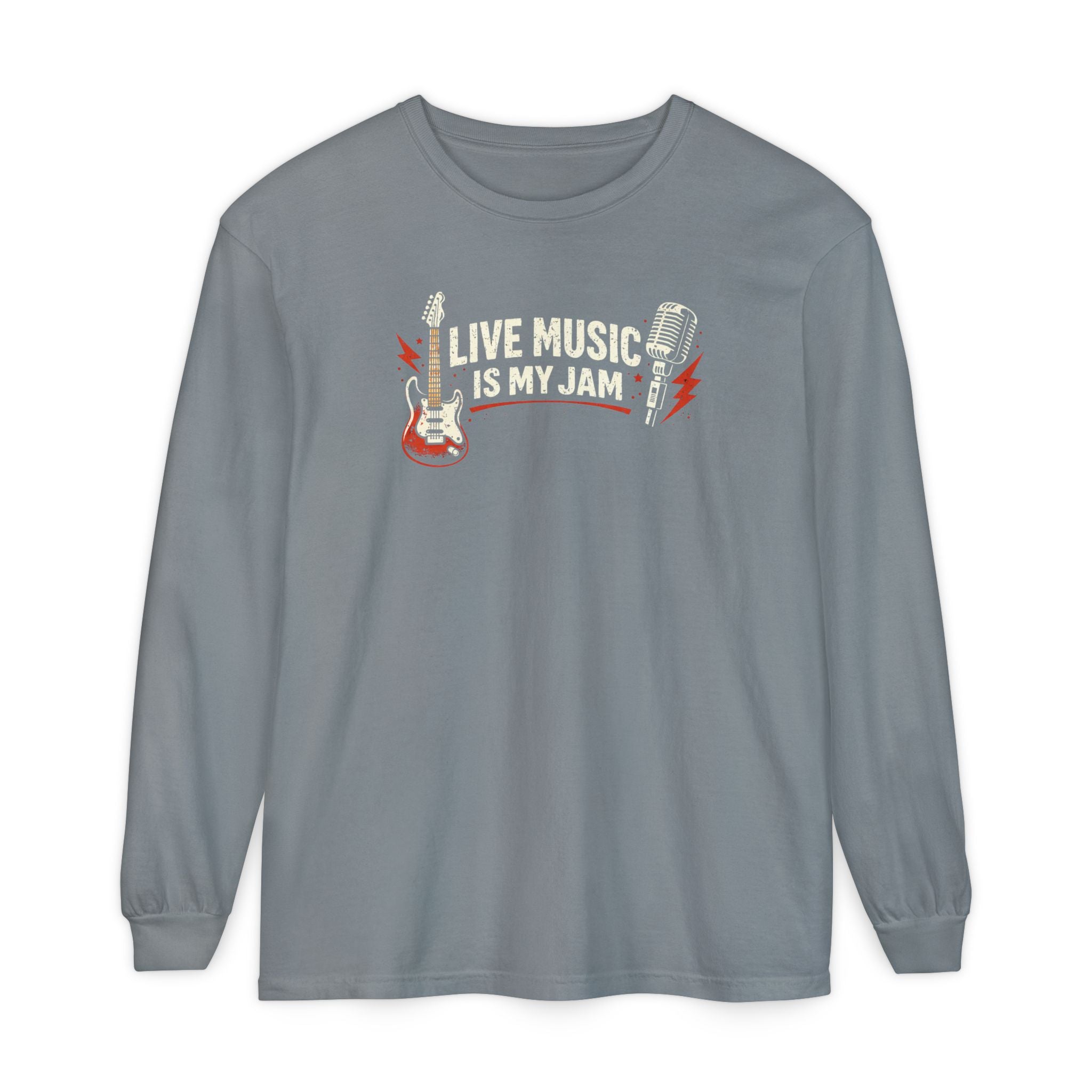 Live Music Is My Jam Long Sleeve Tee
