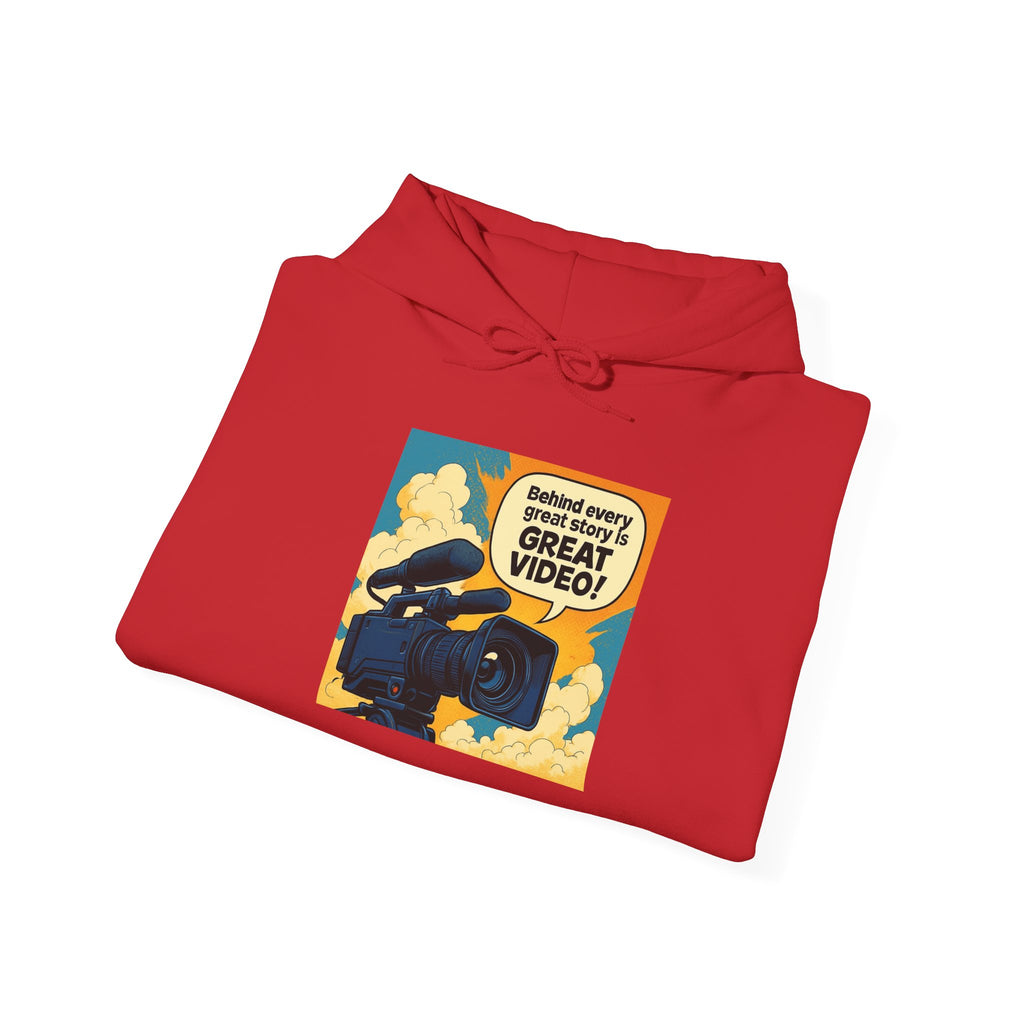 "Behind Every Great Video" Graphic Sweatshirt