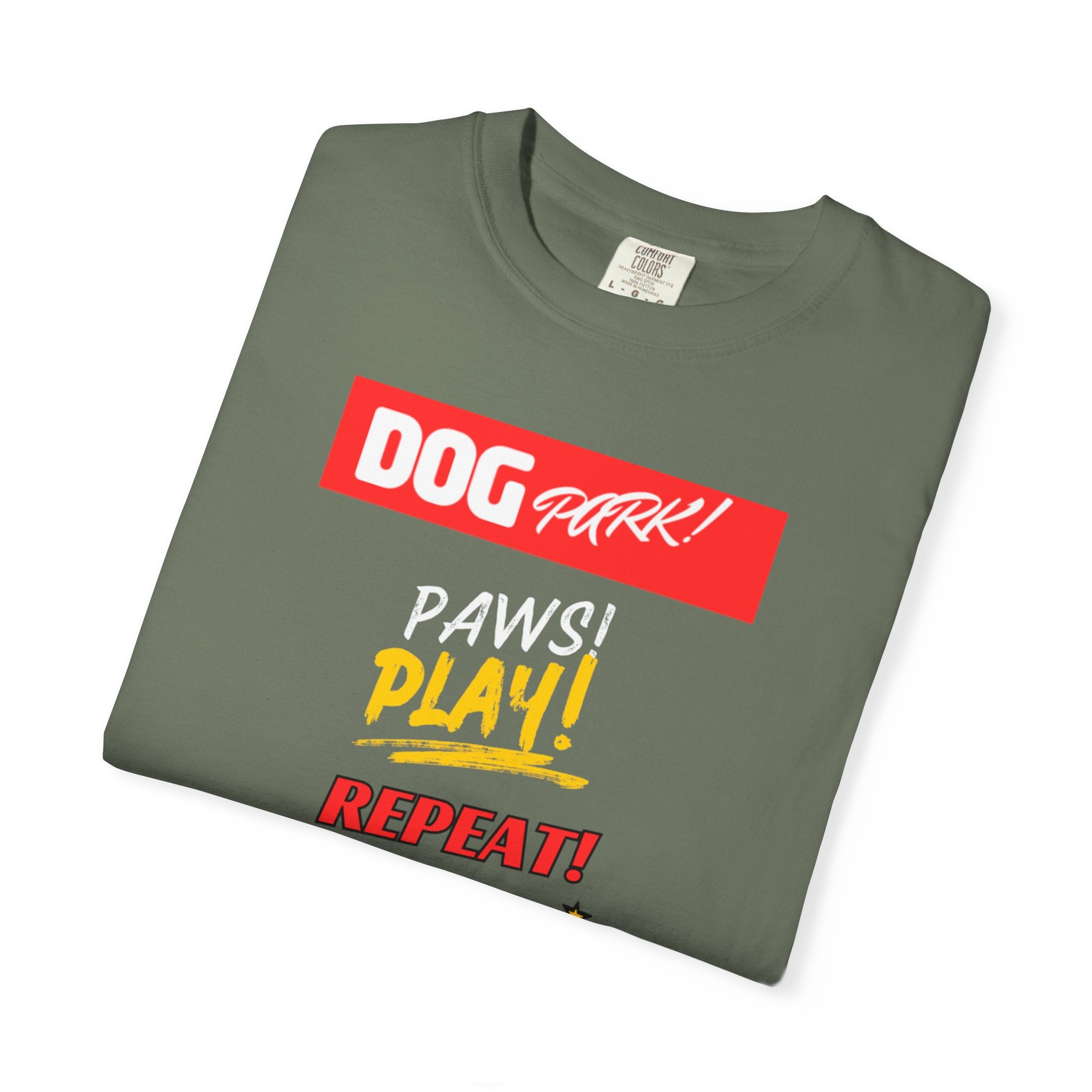 Dog Park Unisex Garment-Dyed T-shirt