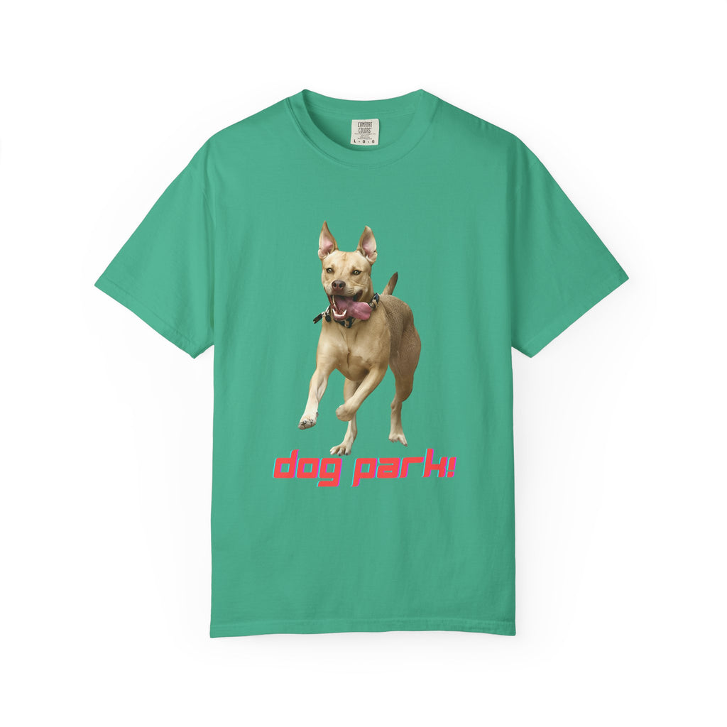 Dog Park Unisex Garment-Dyed T-shirt