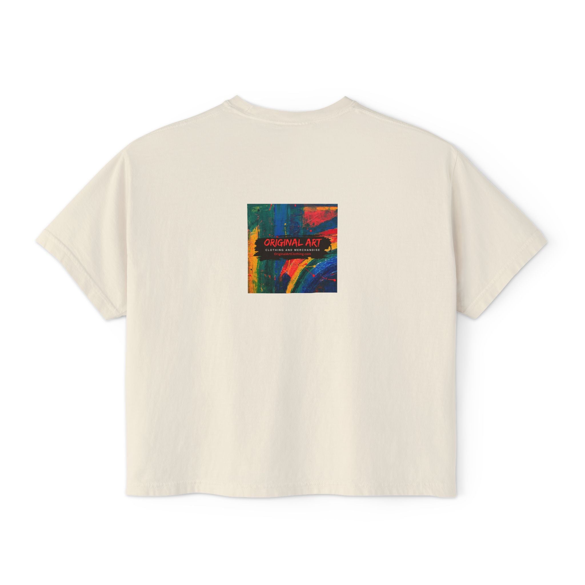 Teacher Boxy Tee — "I teach. Every Day Is Bring Your Sense of Humor to Work Day"