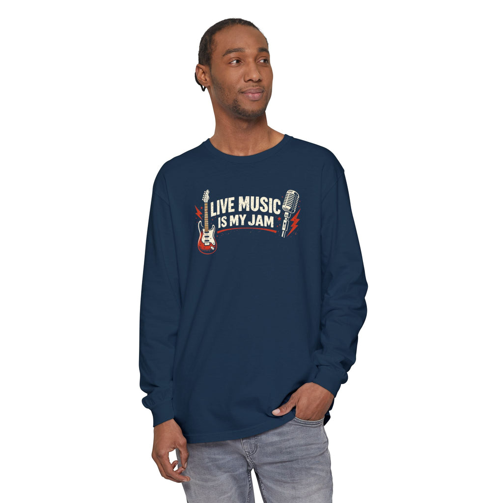 Live Music Is My Jam Long Sleeve Tee