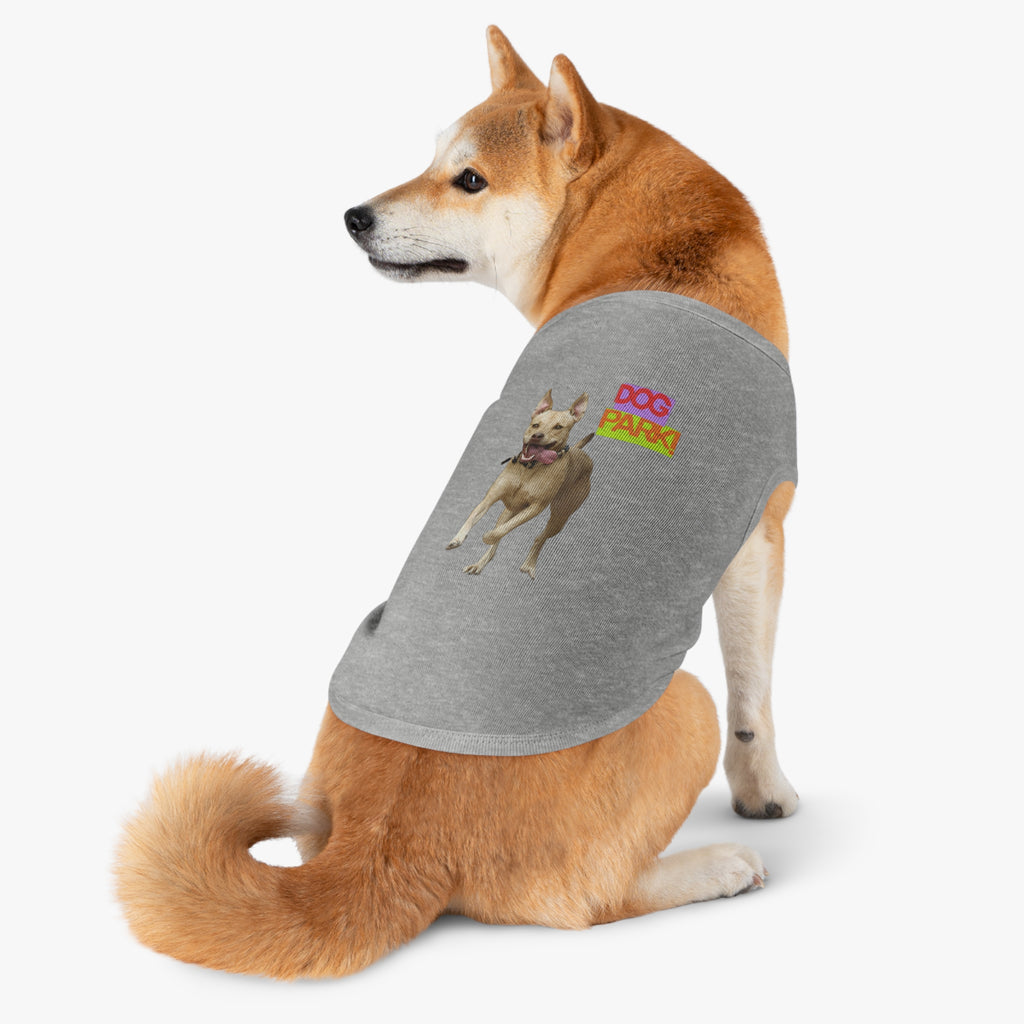 Dog Park Pet Tank Top for Playful Pups, Cute Dog Apparel, Summer Dog Fashion, Pet Birthday Gift, Outdoor Adventure Gear