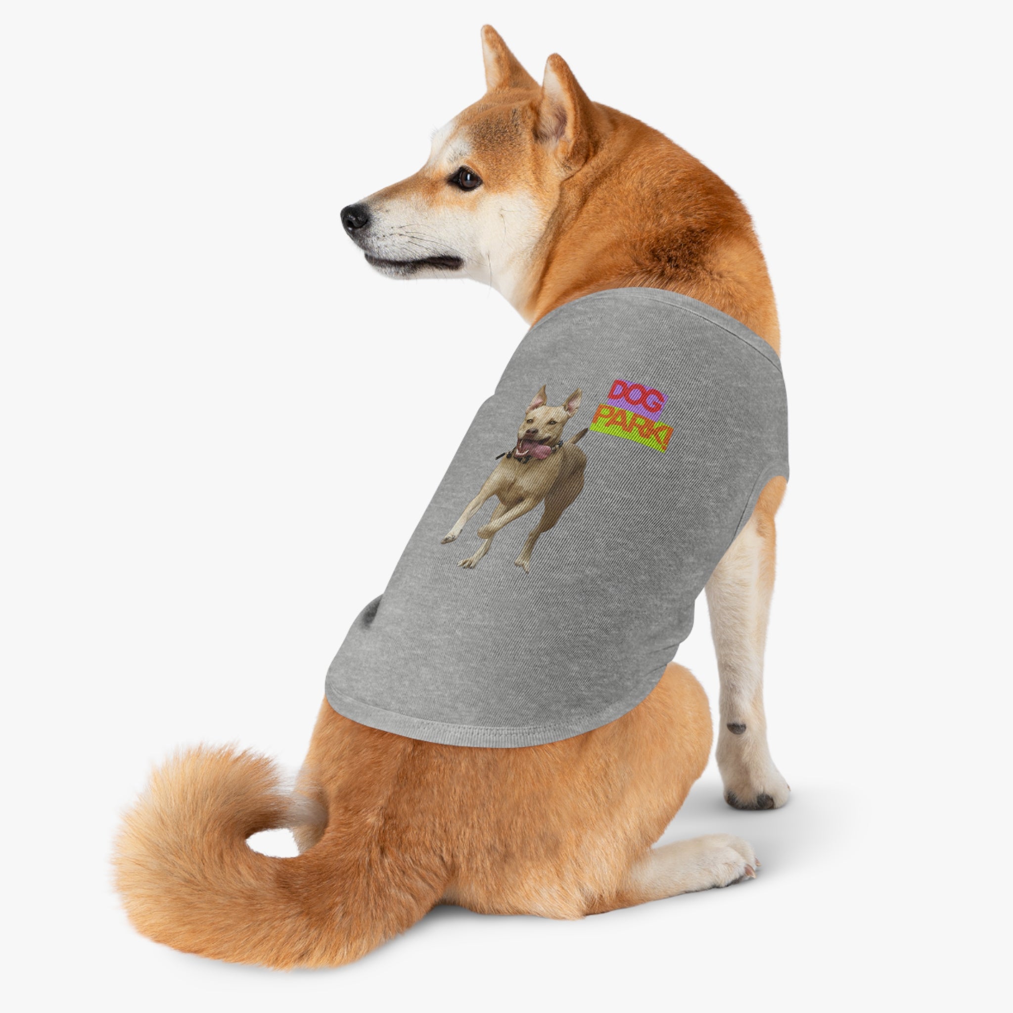 Dog Park Pet Tank Top for Playful Pups, Cute Dog Apparel, Summer Dog Fashion, Pet Birthday Gift, Outdoor Adventure Gear
