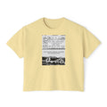 'The Concert: Johnnie Johnson' Ticket Design Graphic Boxy Tee