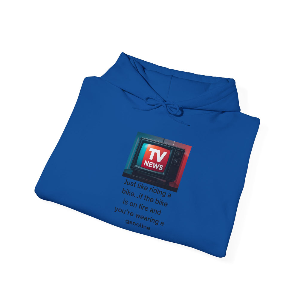 TV News Humor: Unisex Heavy Blend Hoodie