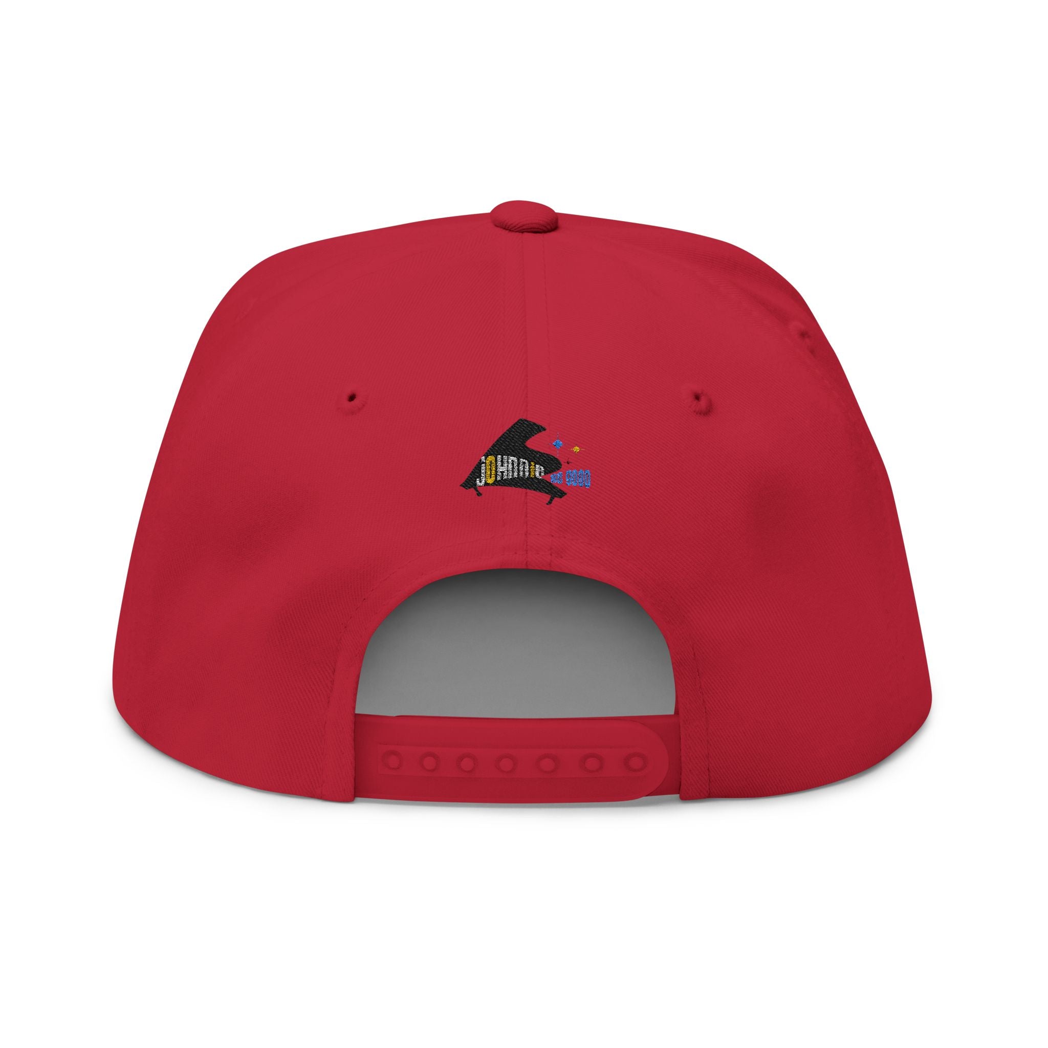 Johnnie Be Good Movie Embroidered Grand Piano Flat Bill Cap