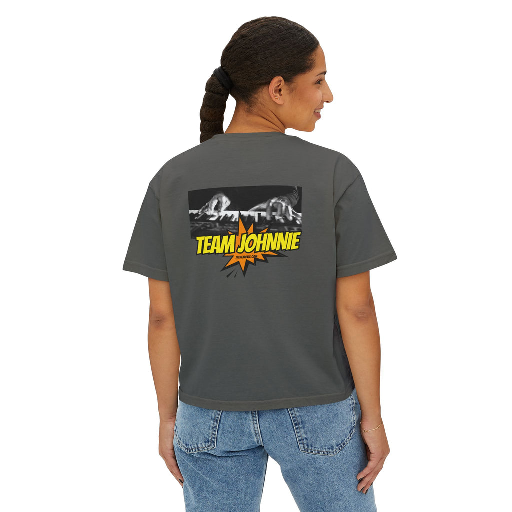 'The Concert: Johnnie Johnson' Ticket Design Graphic Boxy Tee